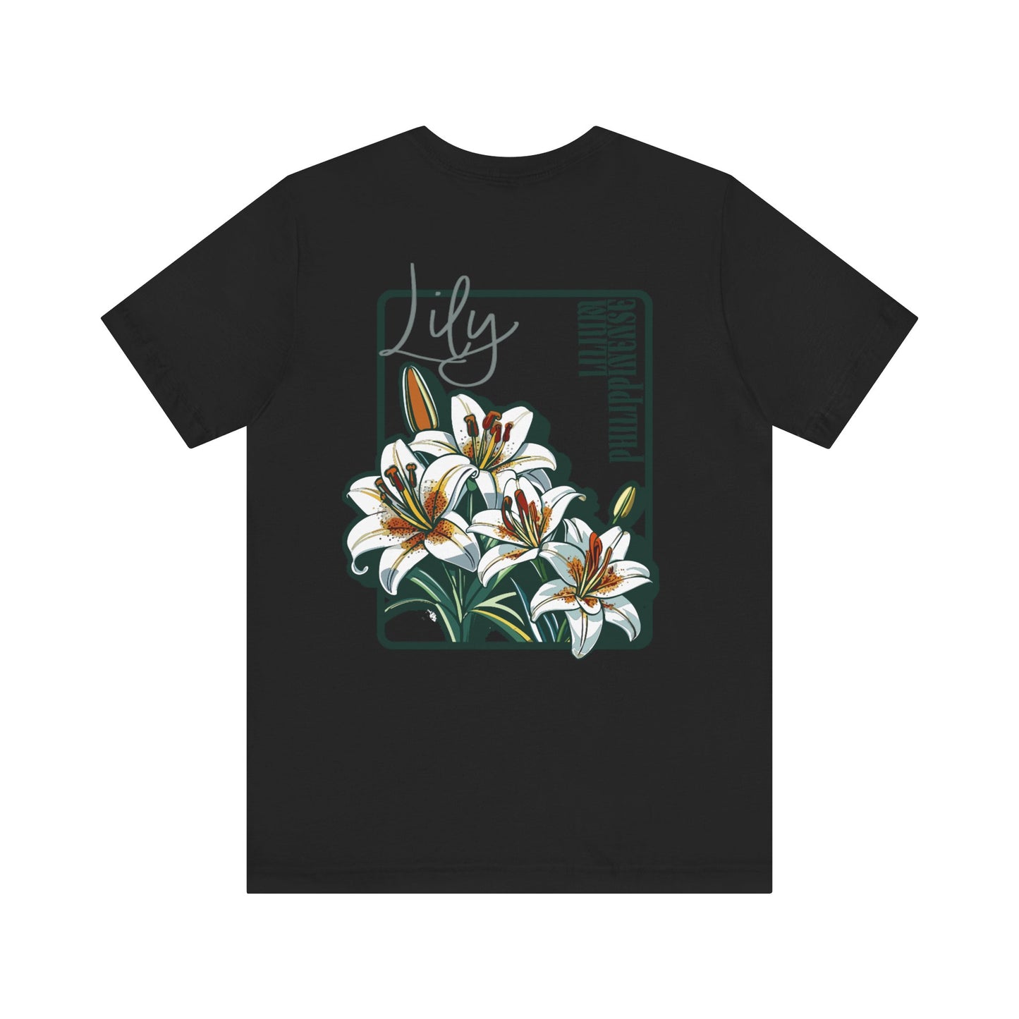 Floral Unisex T-Shirt – 'Lily' Design for Nature Lovers
