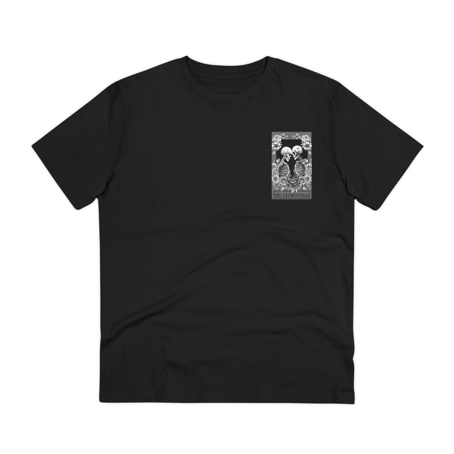 Organic Creator T-Shirt - Unisex with Skeleton Design, Perfect for Art Lovers & Halloween