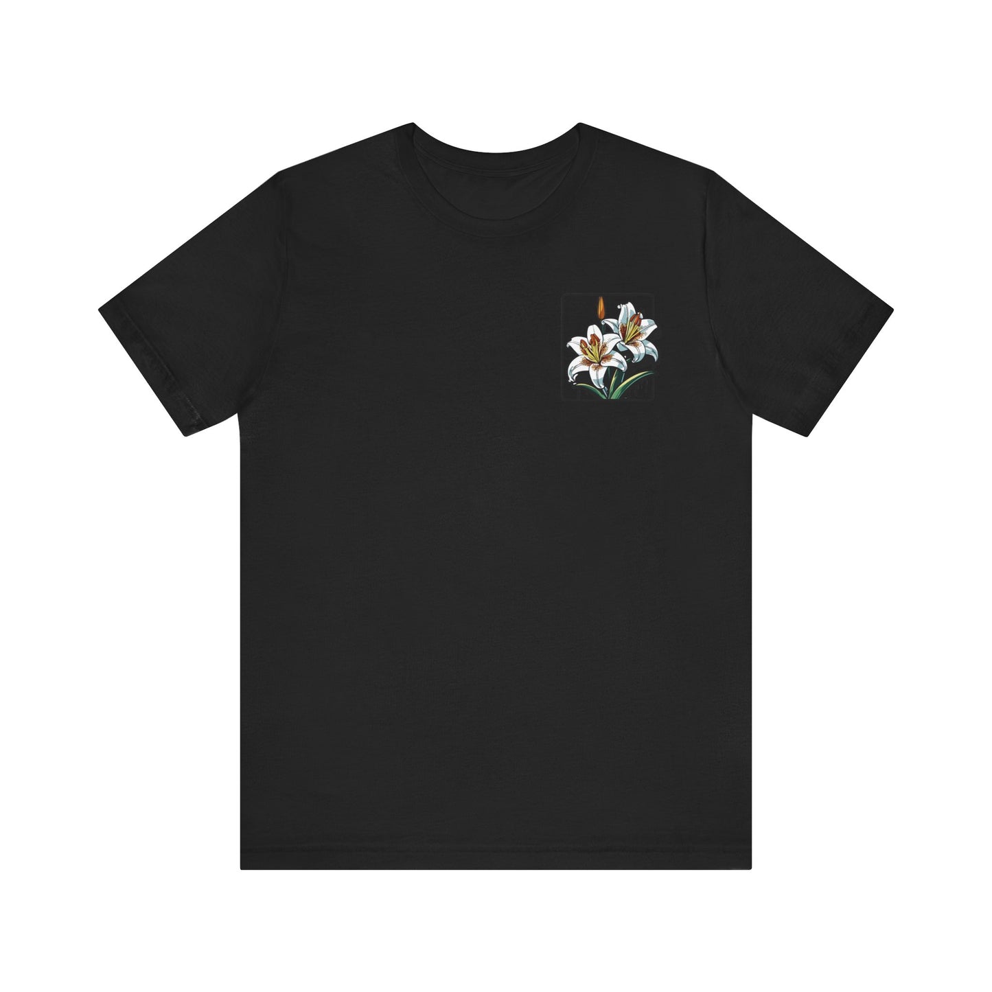 Floral Unisex T-Shirt – 'Lily' Design for Nature Lovers