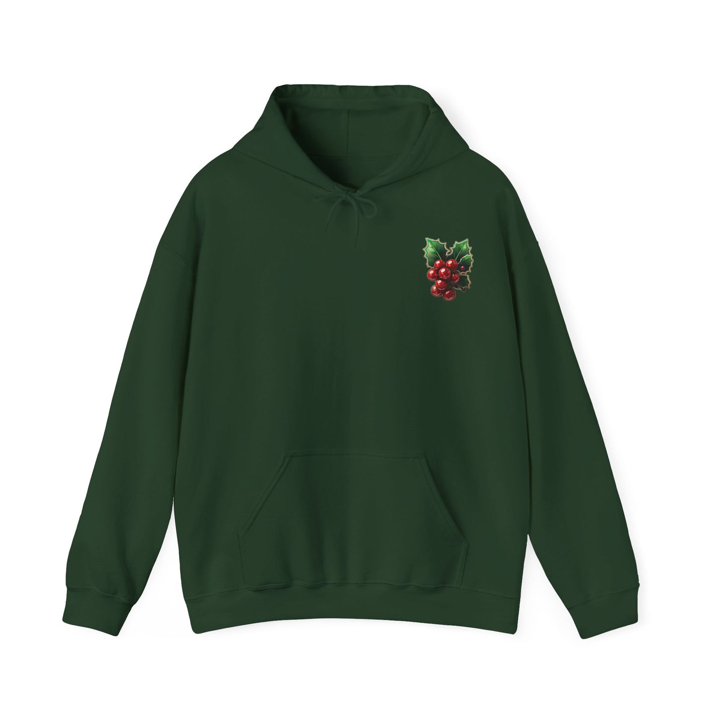 Holly Berry Christmas Hoodie - Unisex Heavy Blend™ Sweatshirt