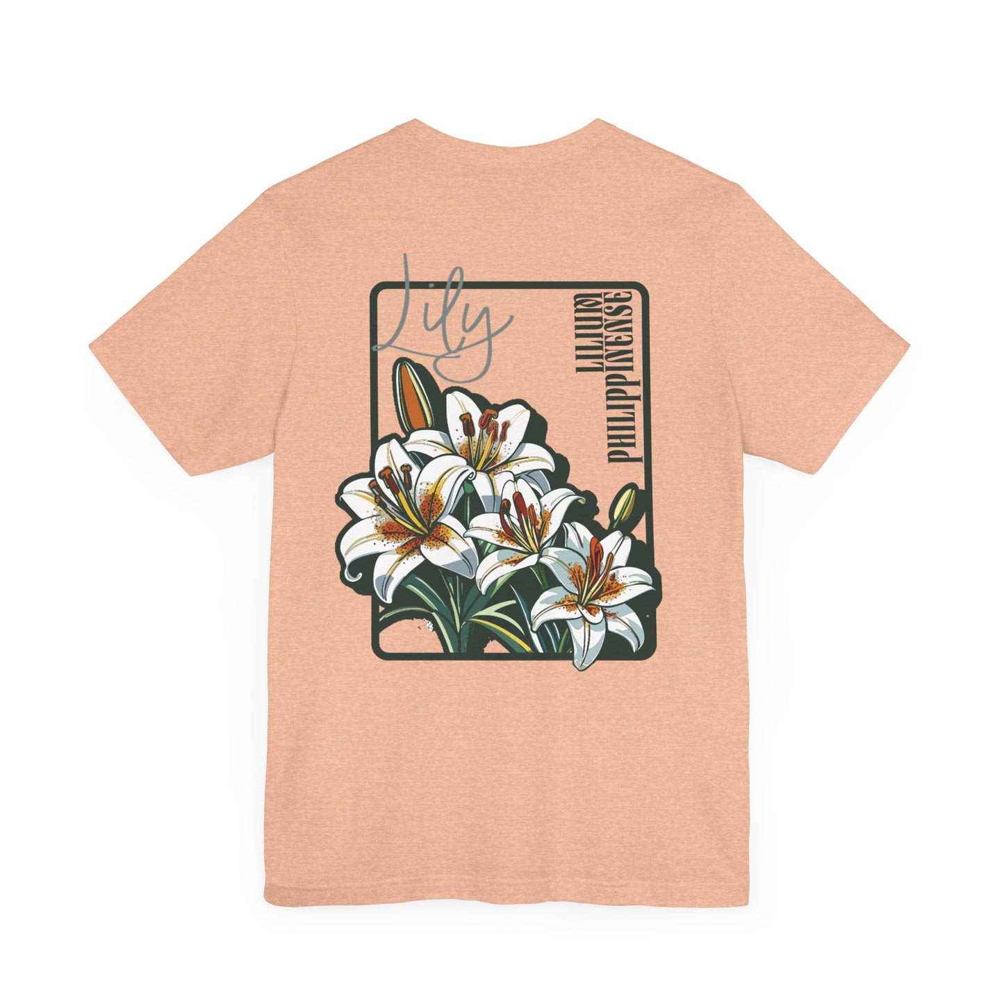 Floral Unisex T-Shirt – 'Lily' Design for Nature Lovers