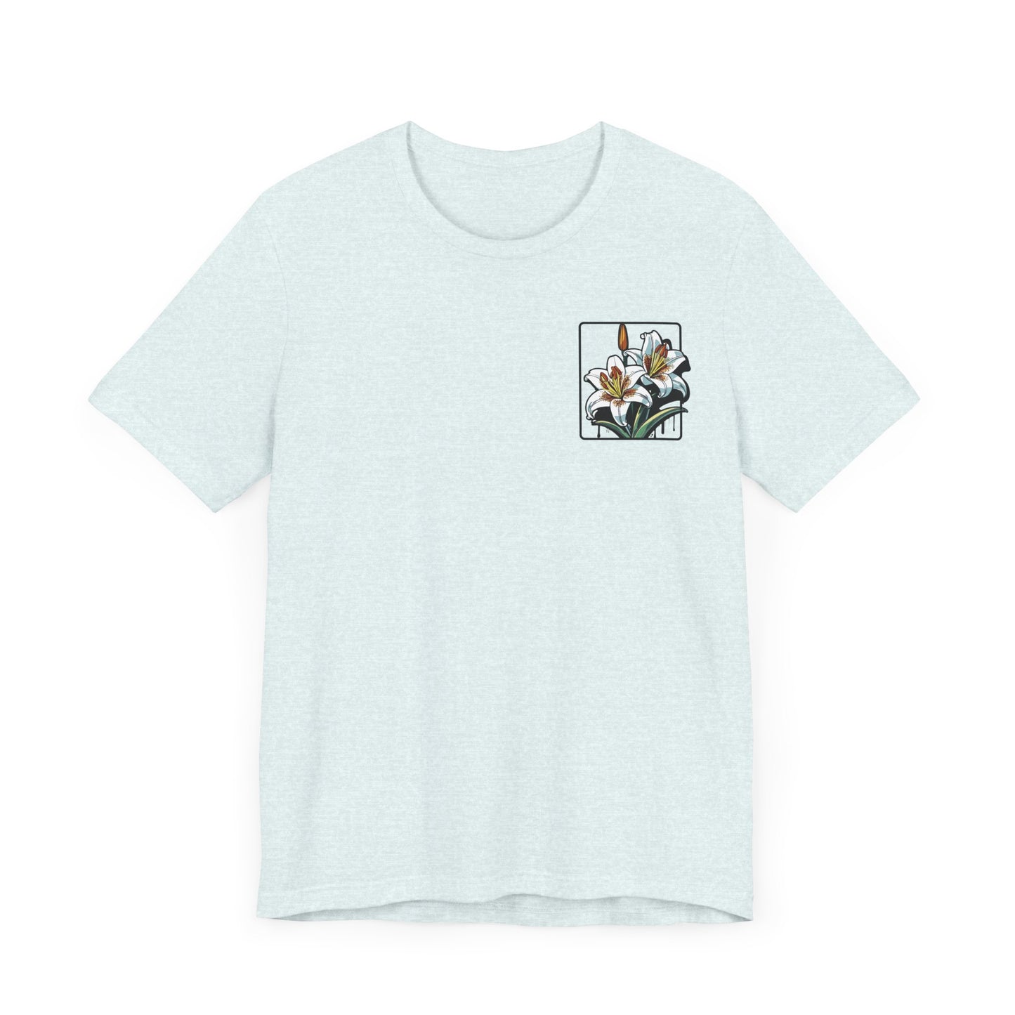 Floral Unisex T-Shirt – 'Lily' Design for Nature Lovers