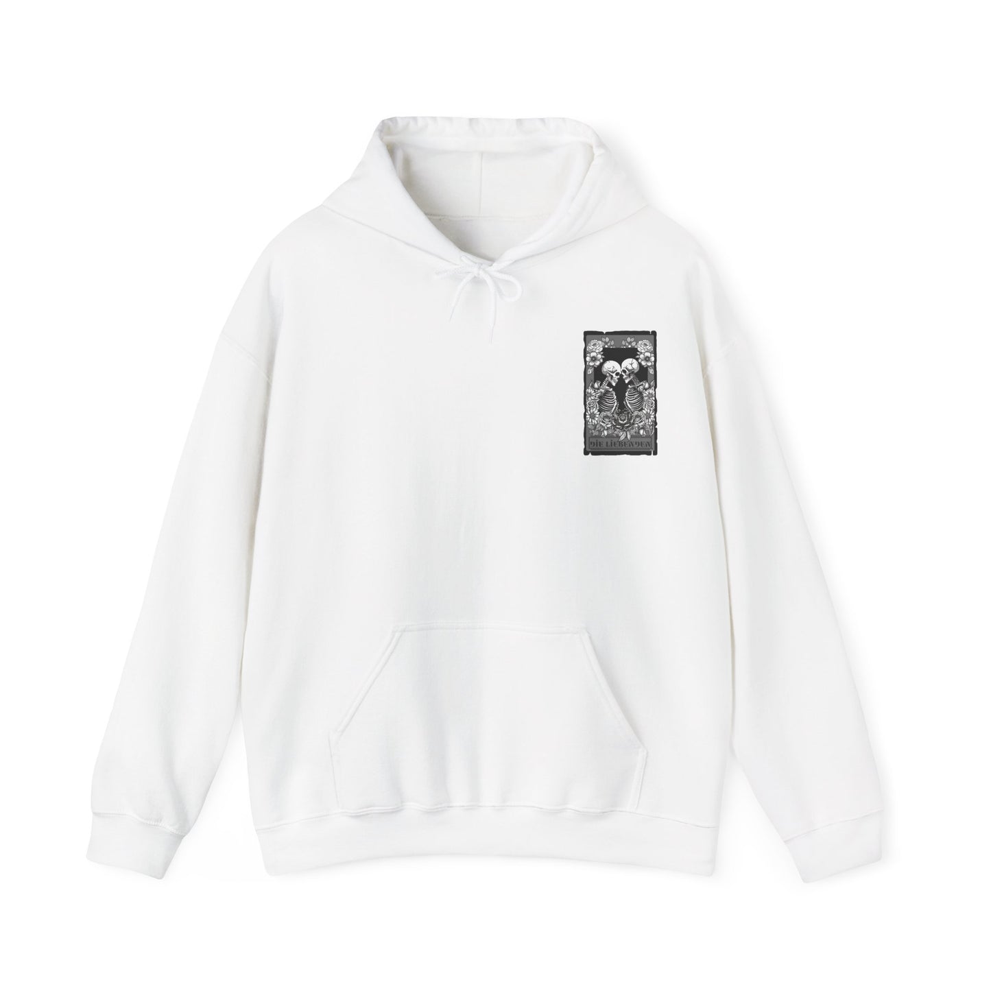 Die Liebenden Skeletons Hoodie - Unisex Heavy Blend Sweatshirt for Halloween & Unique Styling