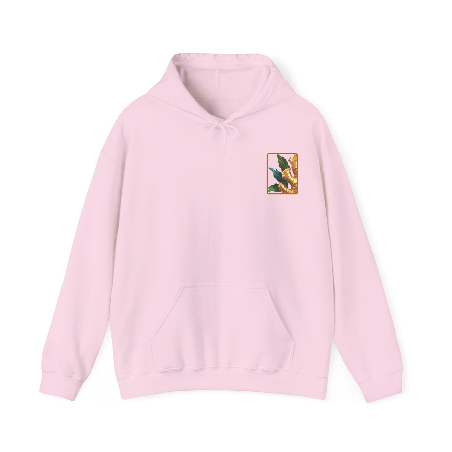 Ginger Plant Hooded Sweatshirt | Unisex Heavy Blend™ | Cozy Botanical Design