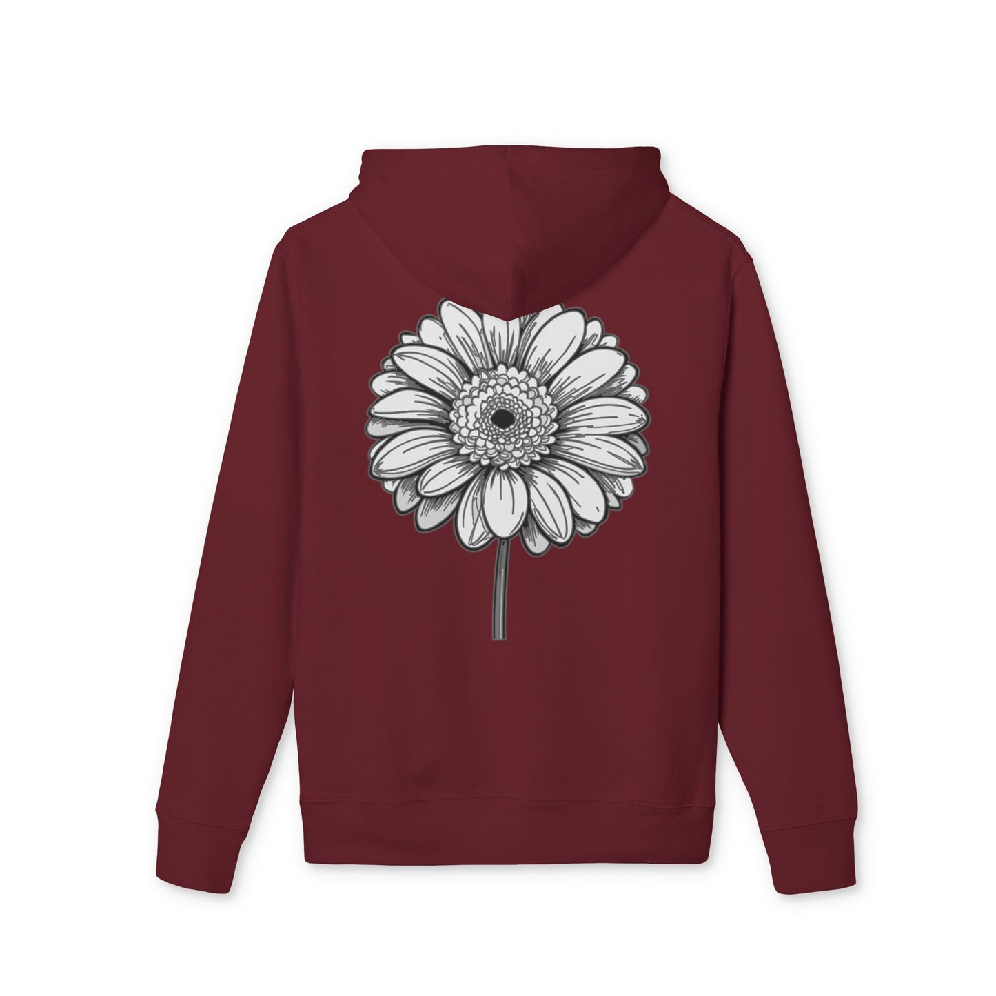 Groovy Flower Design Unisex Hoodie – Heavy Blend™ Sweatshirt for Casual Vibes
