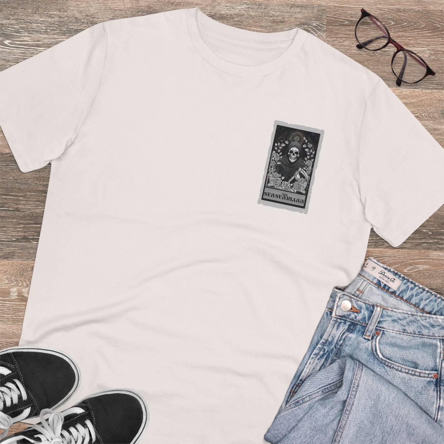Organic Creator T-Shirt - Unisex | Artistic Skull Design for Creatives & Festival Lovers