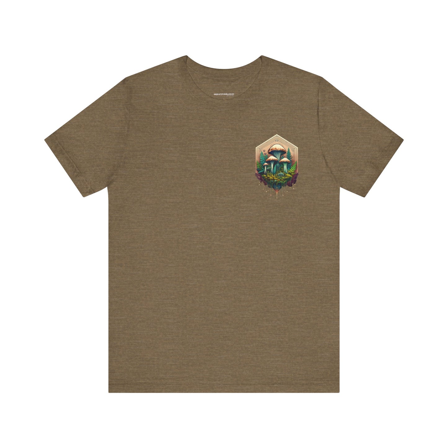 Mystical Mushroom Unisex Jersey Tee - Nature-Inspired Design