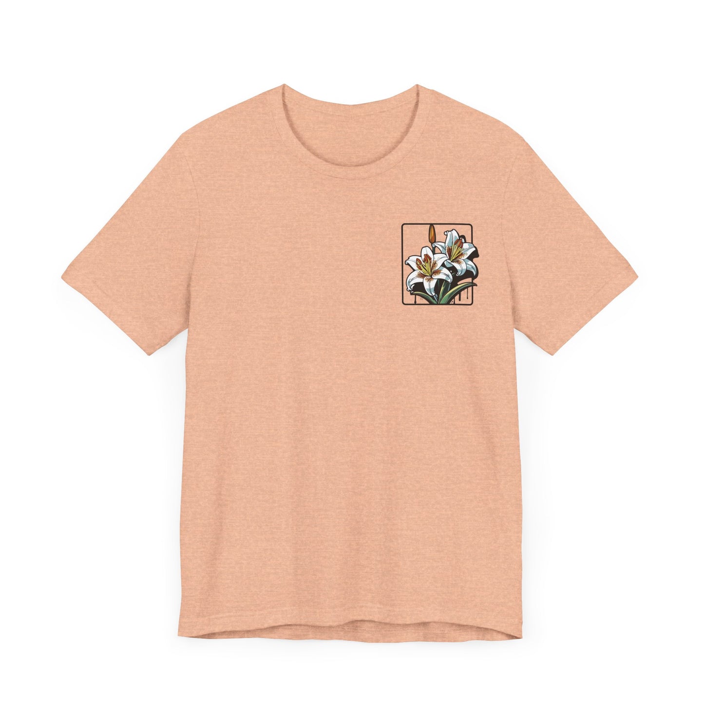 Floral Unisex T-Shirt – 'Lily' Design for Nature Lovers