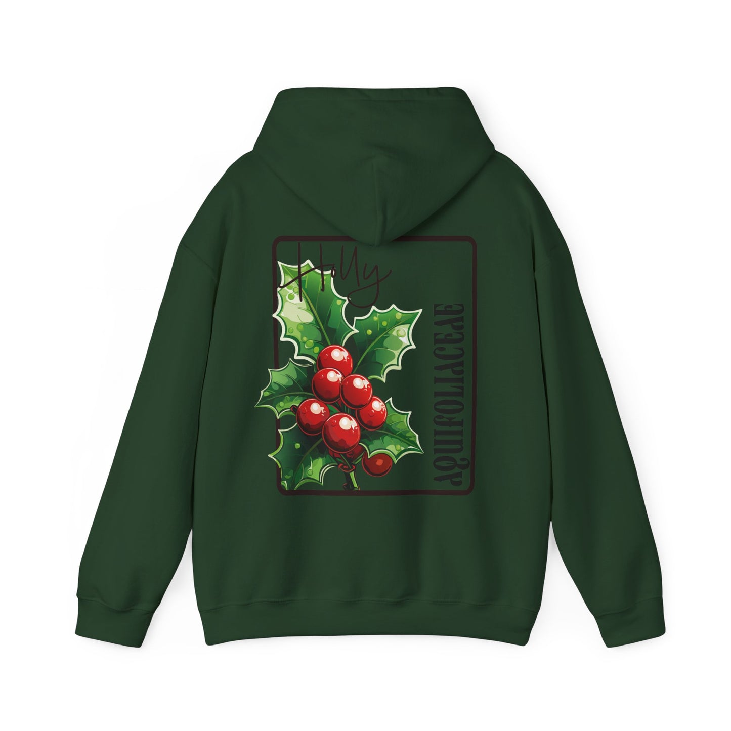 Holly Berry Christmas Hoodie - Unisex Heavy Blend™ Sweatshirt