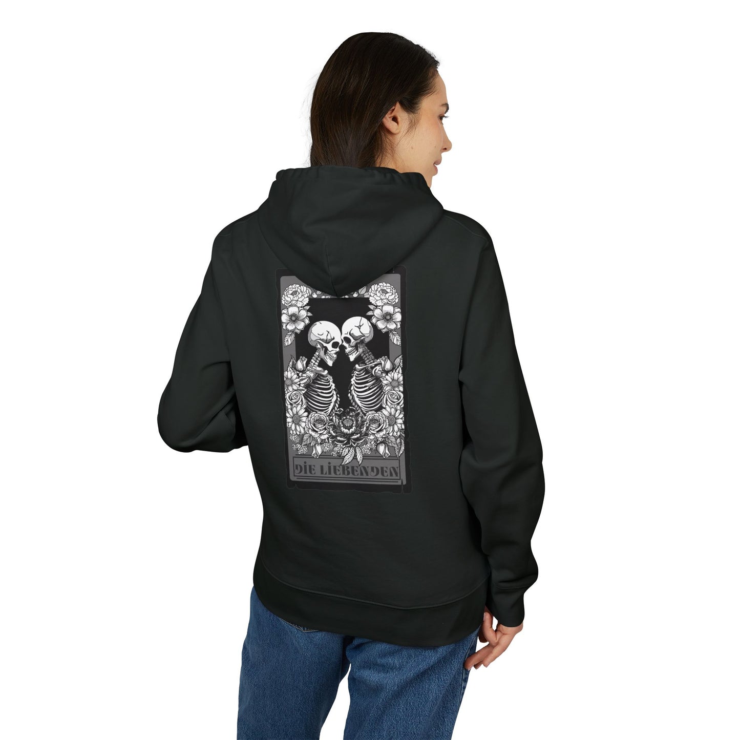 Unisex Skeleton Love Hoodie - Die Lieben Den - Stylish & Comfortable Streetwear