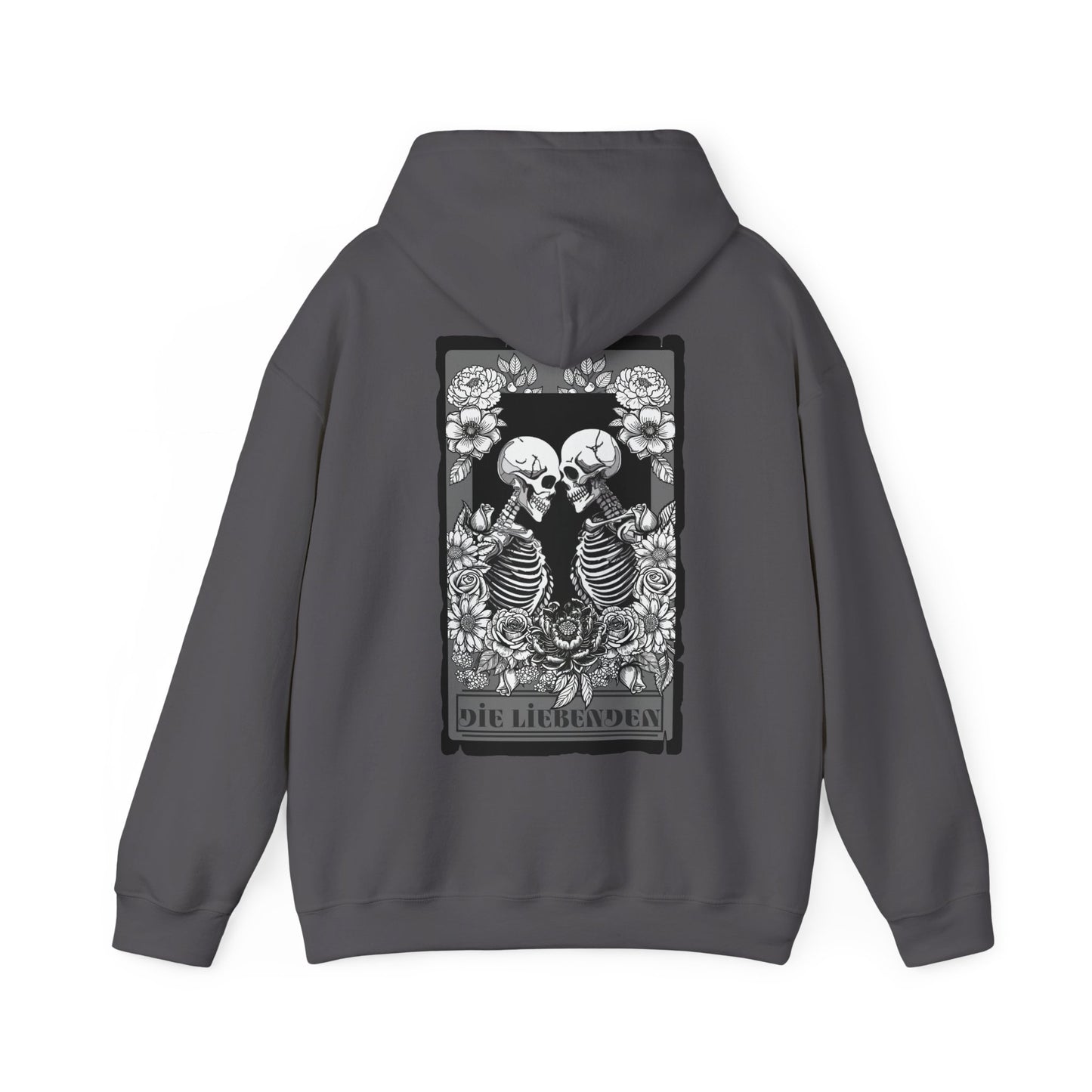 Die Liebenden Skeletons Hoodie - Unisex Heavy Blend Sweatshirt for Halloween & Unique Styling