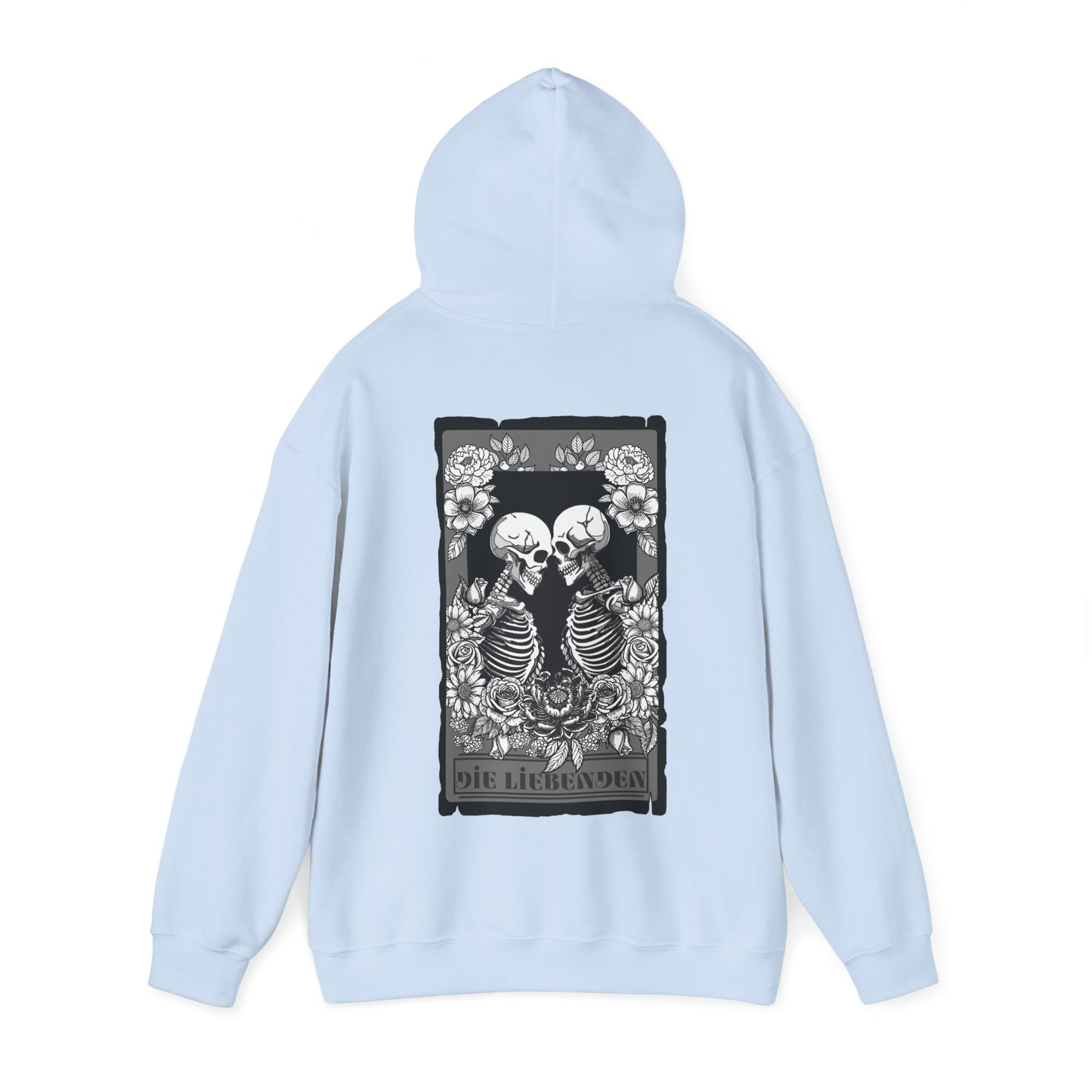 Die Liebenden Skeletons Hoodie - Unisex Heavy Blend Sweatshirt for Halloween & Unique Styling