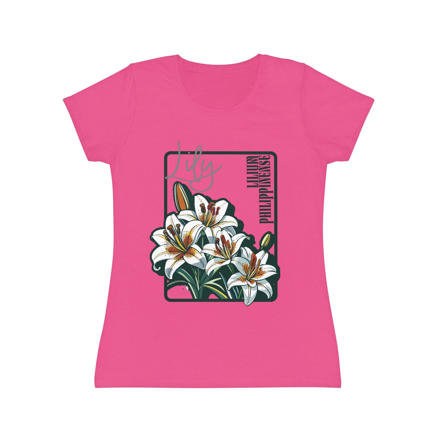 Floral Women's Iconic T-Shirt - Lily Design