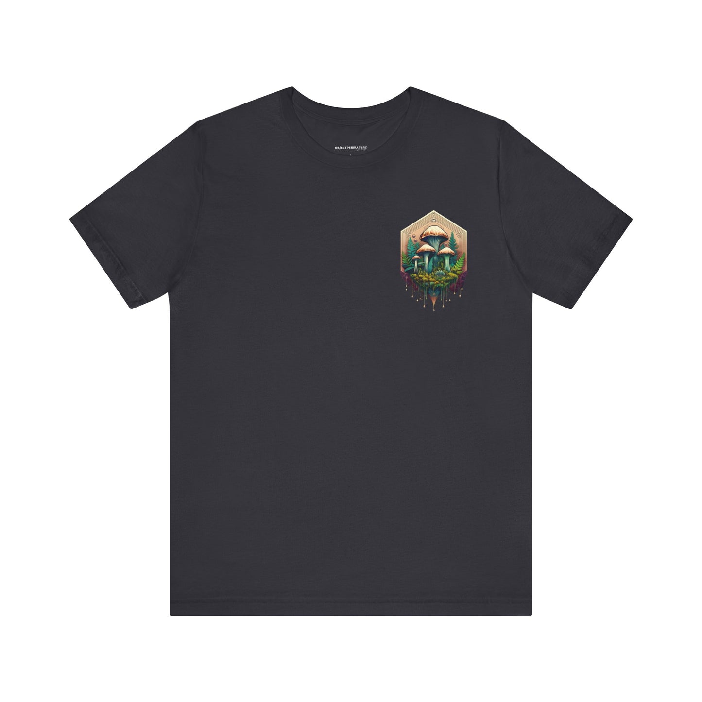 Mystical Mushroom Unisex Jersey Tee - Nature-Inspired Design