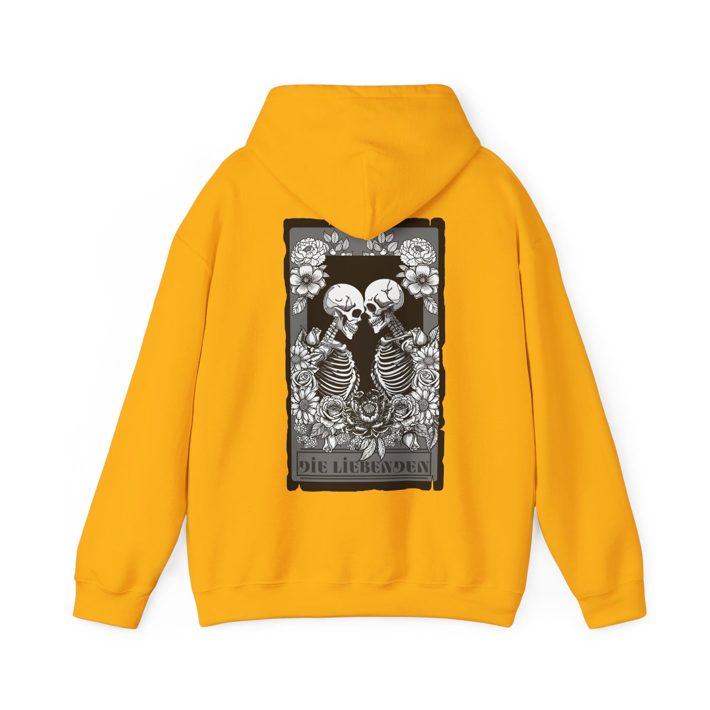 Die Liebenden Skeletons Hoodie - Unisex Heavy Blend Sweatshirt for Halloween & Unique Styling