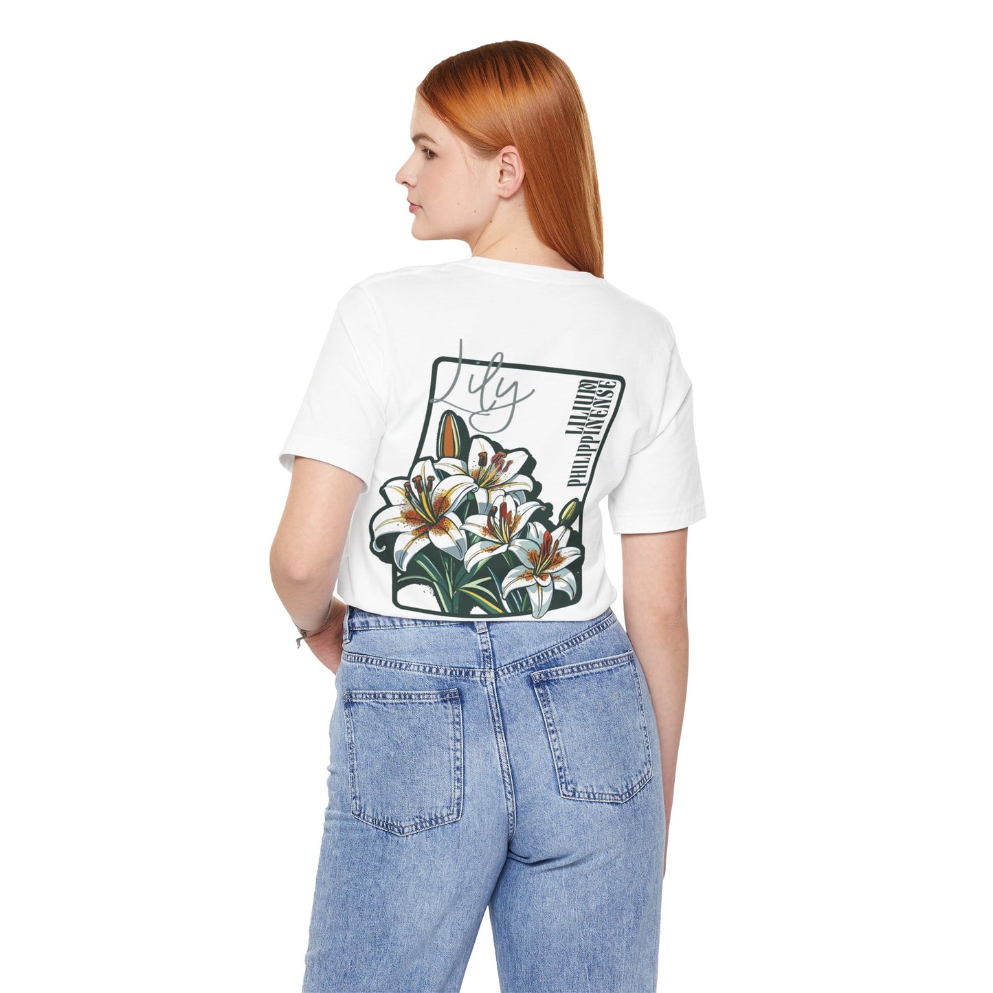 Floral Unisex T-Shirt – 'Lily' Design for Nature Lovers
