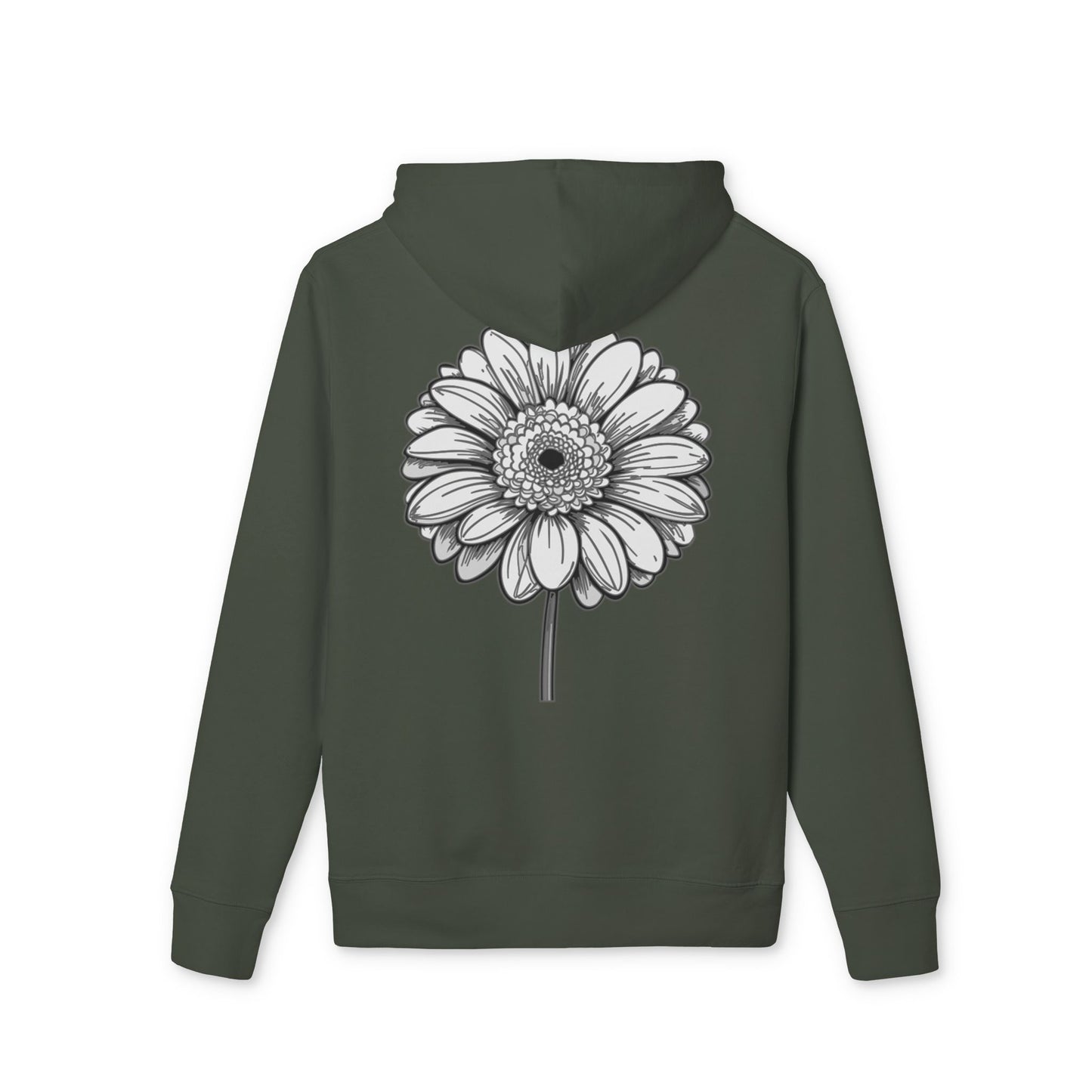 Groovy Flower Design Unisex Hoodie – Heavy Blend™ Sweatshirt for Casual Vibes