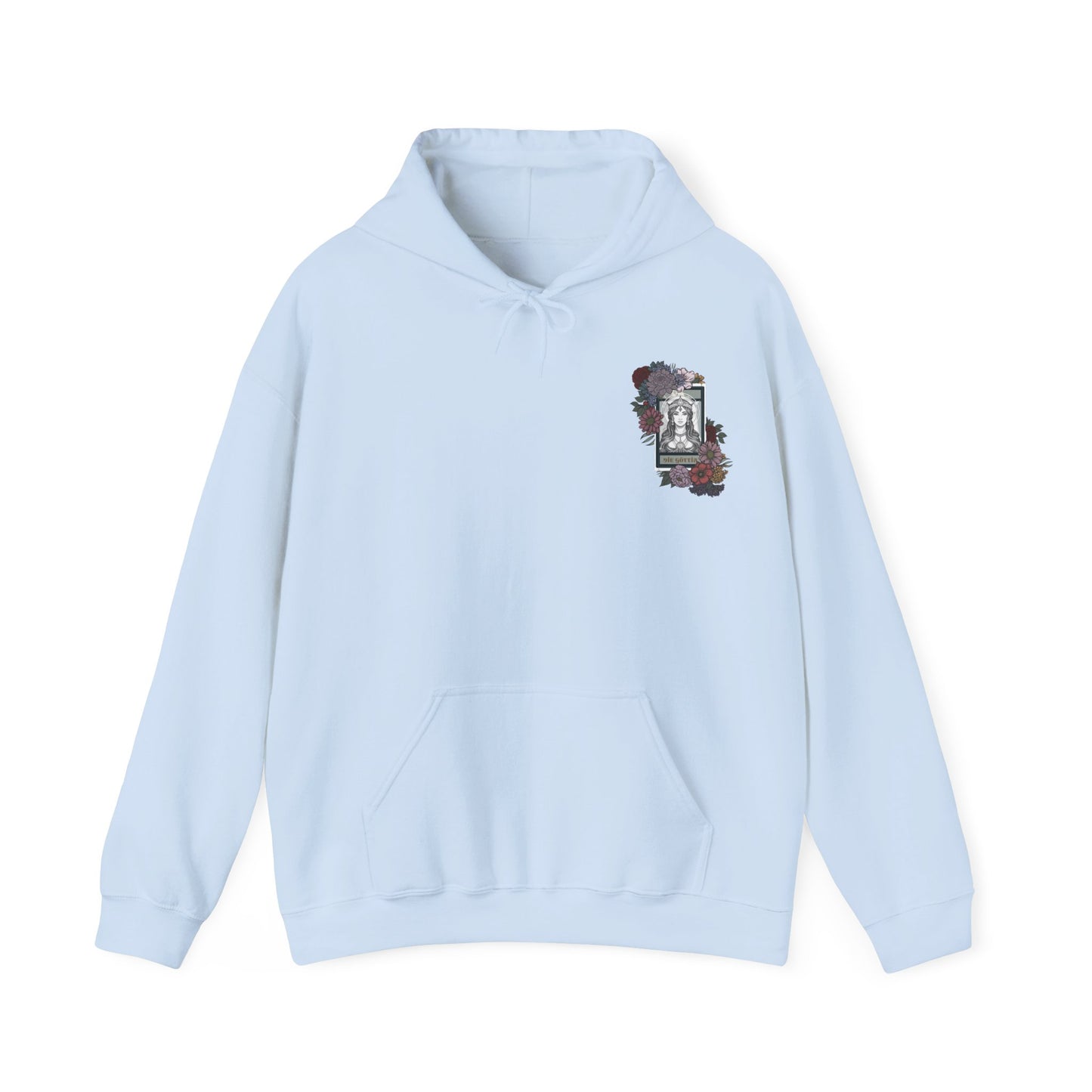 Floral Goddess Unisex Hoodie - Heavy Blend™ Sweatshirt for Cozy Comfort