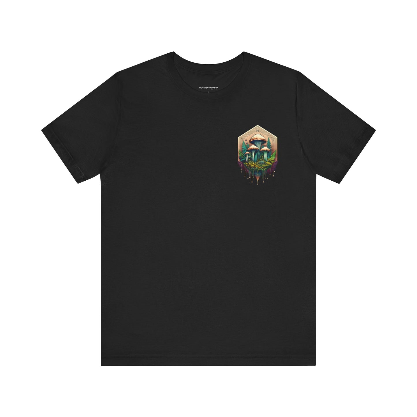 Mystical Mushroom Unisex Jersey Tee - Nature-Inspired Design