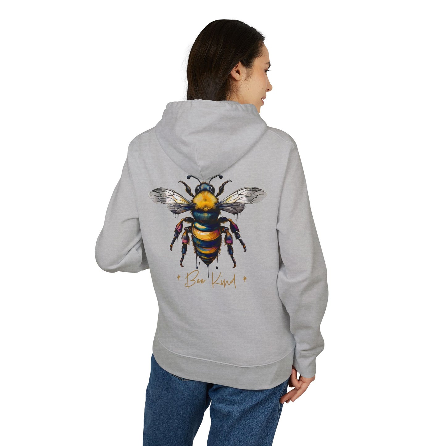 Bee Kind Unisex Heavy Blend™ Hooded Sweatshirt - Inspirational Bee Design