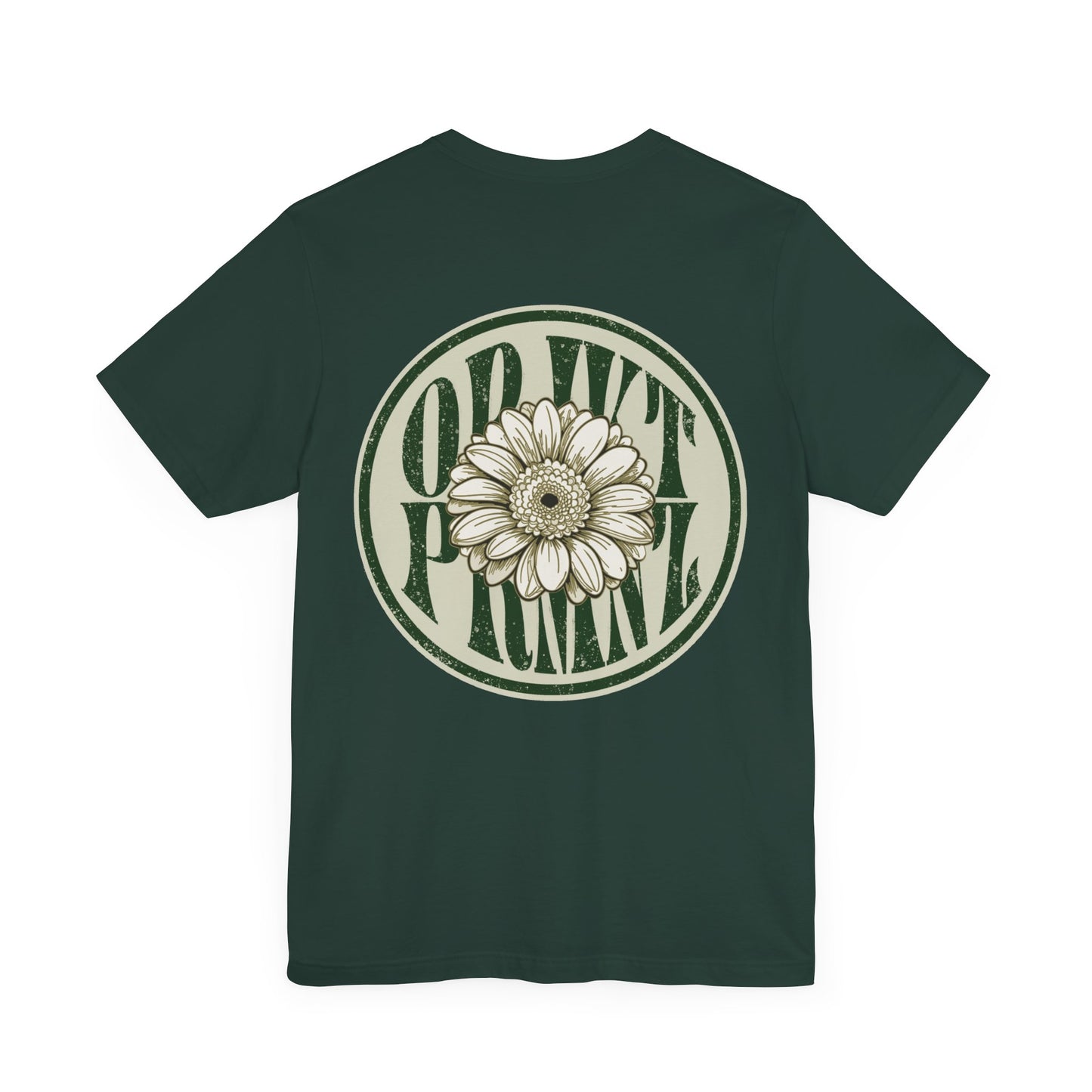 Floral Art Unisex Tee - Positive Vibes & Nature Inspired Apparel