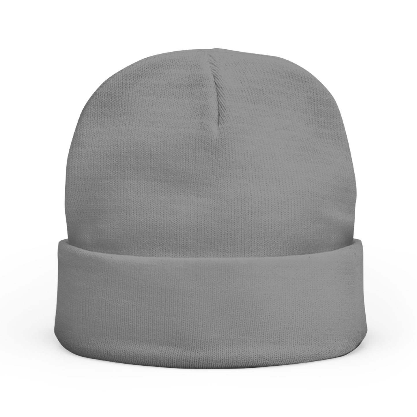 Embroidered Daisy Knit Beanie - Cozy Floral Winter Hat