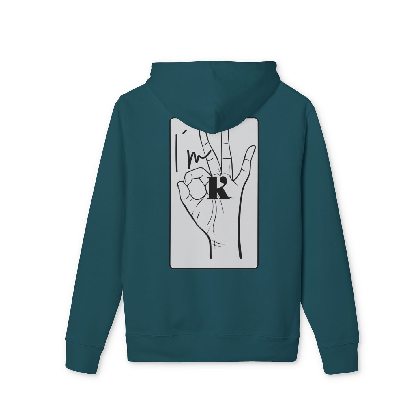 Copy of Hoodie - 'im ok' cool and casual design