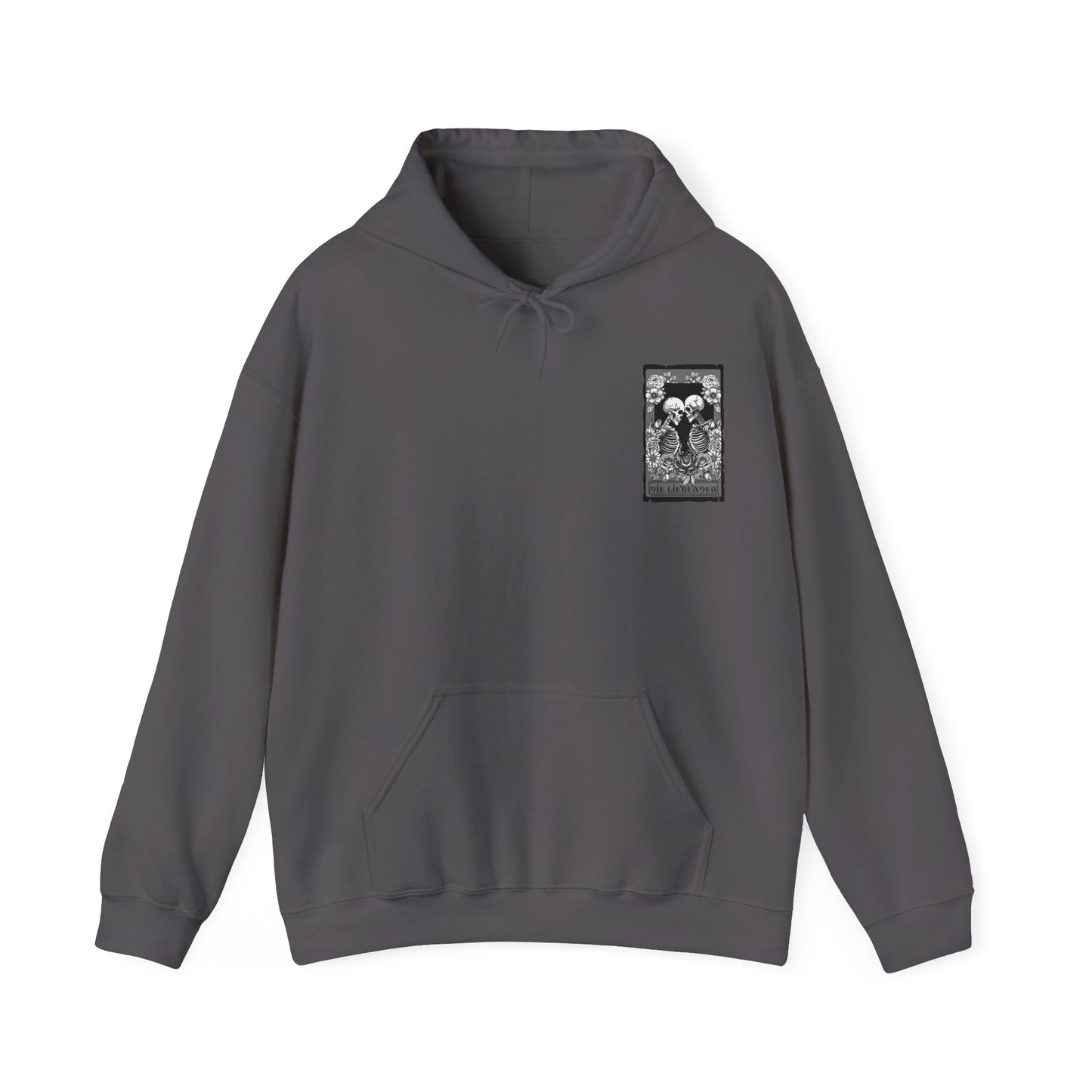 Die Liebenden Skeletons Hoodie - Unisex Heavy Blend Sweatshirt for Halloween & Unique Styling