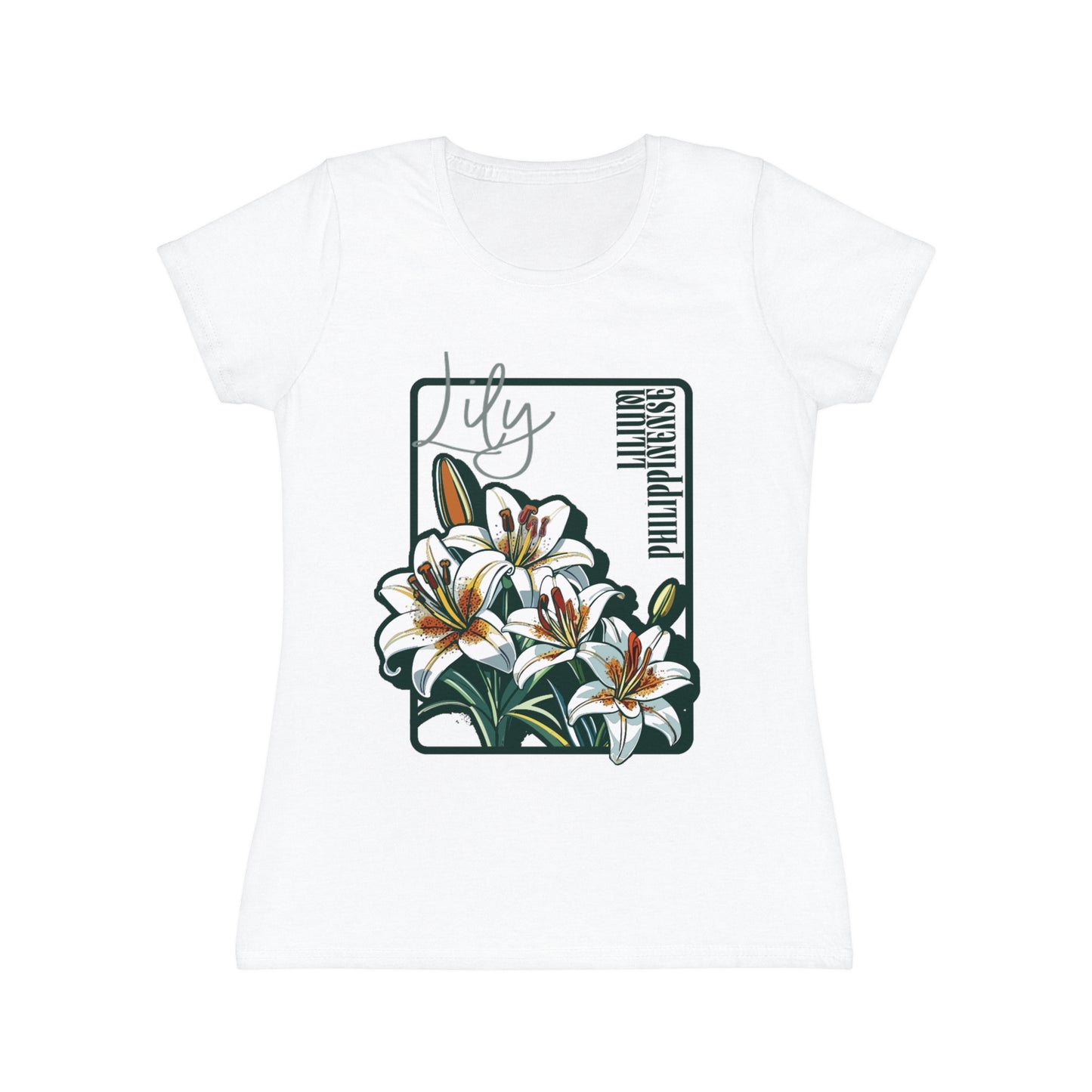 Floral Women's Iconic T-Shirt - Lily Design
