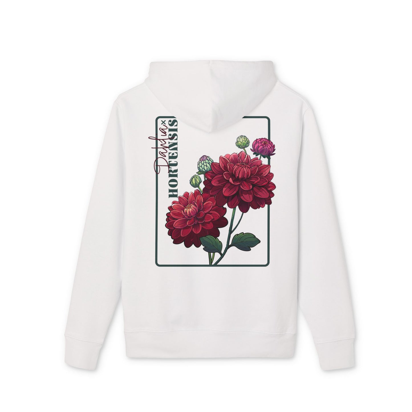 Flower Power Unisex Hoodie - Cozy Fall Floral Design "Dahlia"