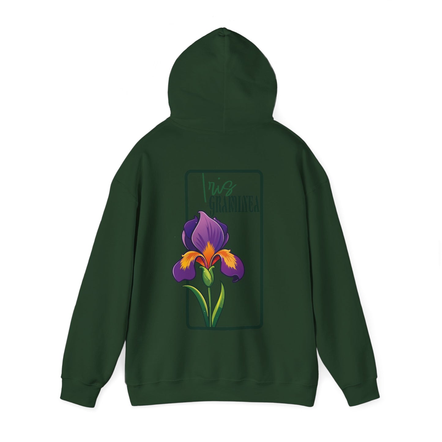 Floral Graphic Unisex Hoodie - 'Not Guaranteed' Iris Design
