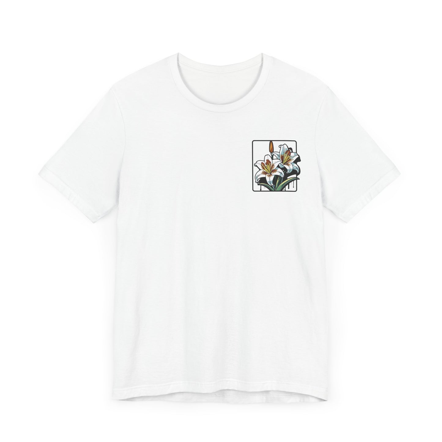 Floral Unisex T-Shirt – 'Lily' Design for Nature Lovers