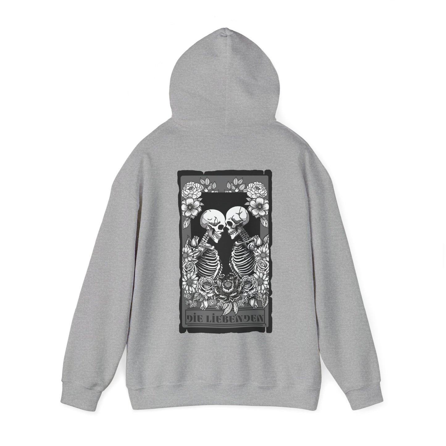 Die Liebenden Skeletons Hoodie - Unisex Heavy Blend Sweatshirt for Halloween & Unique Styling