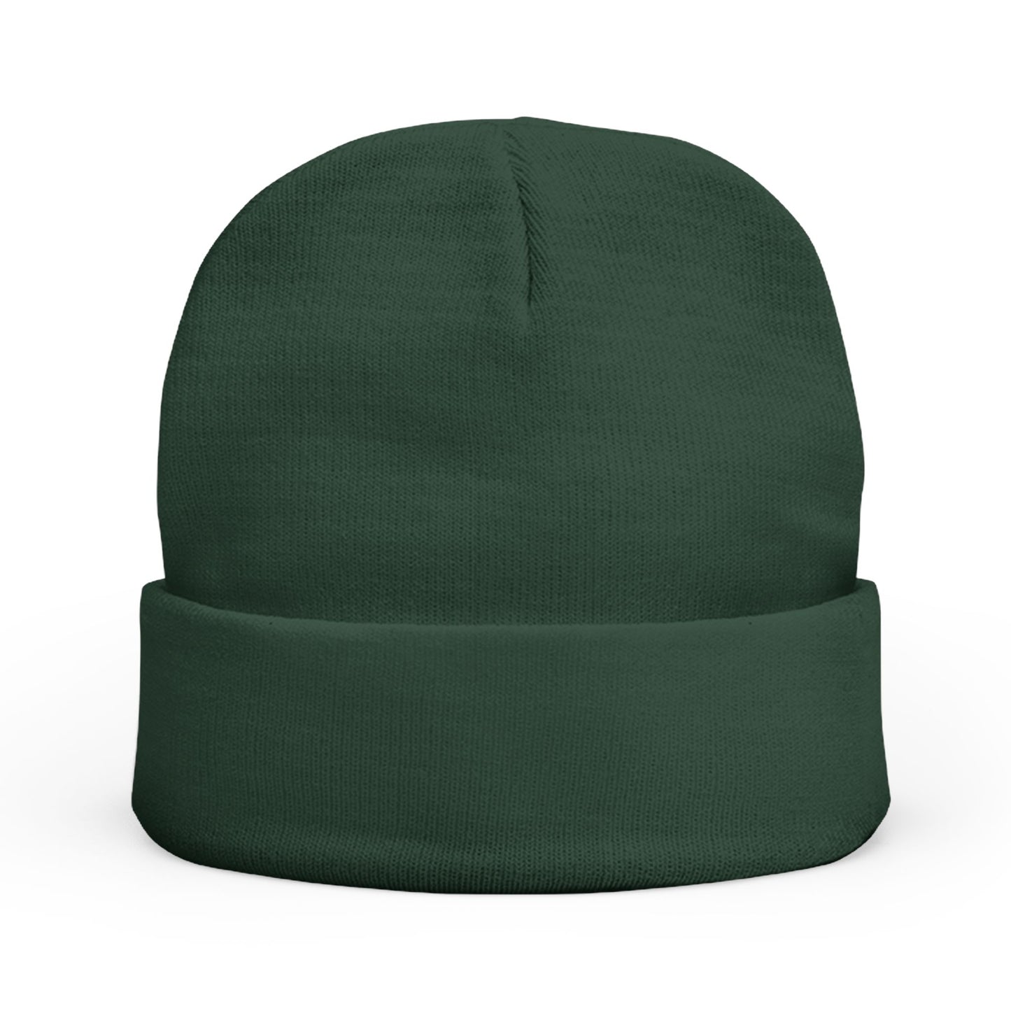 Embroidered Daisy Knit Beanie - Cozy Floral Winter Hat