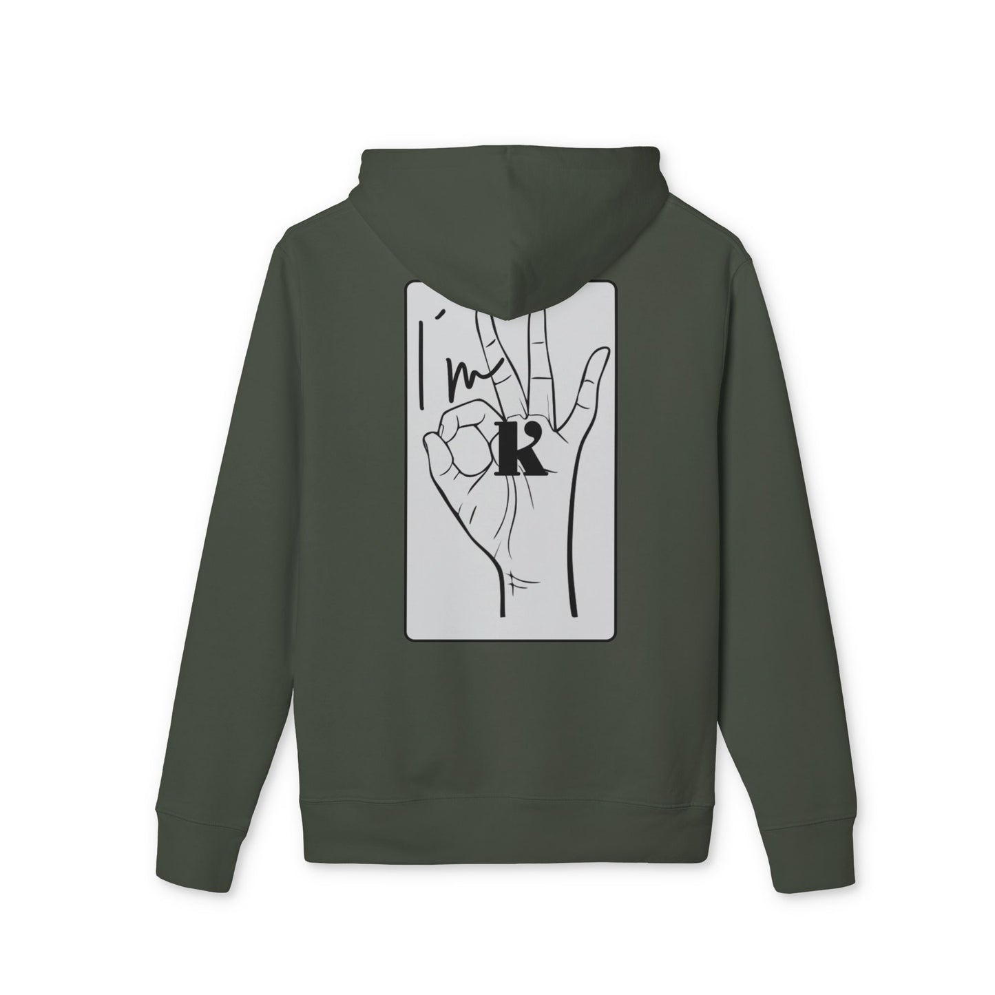 Copy of Hoodie - 'im ok' cool and casual design