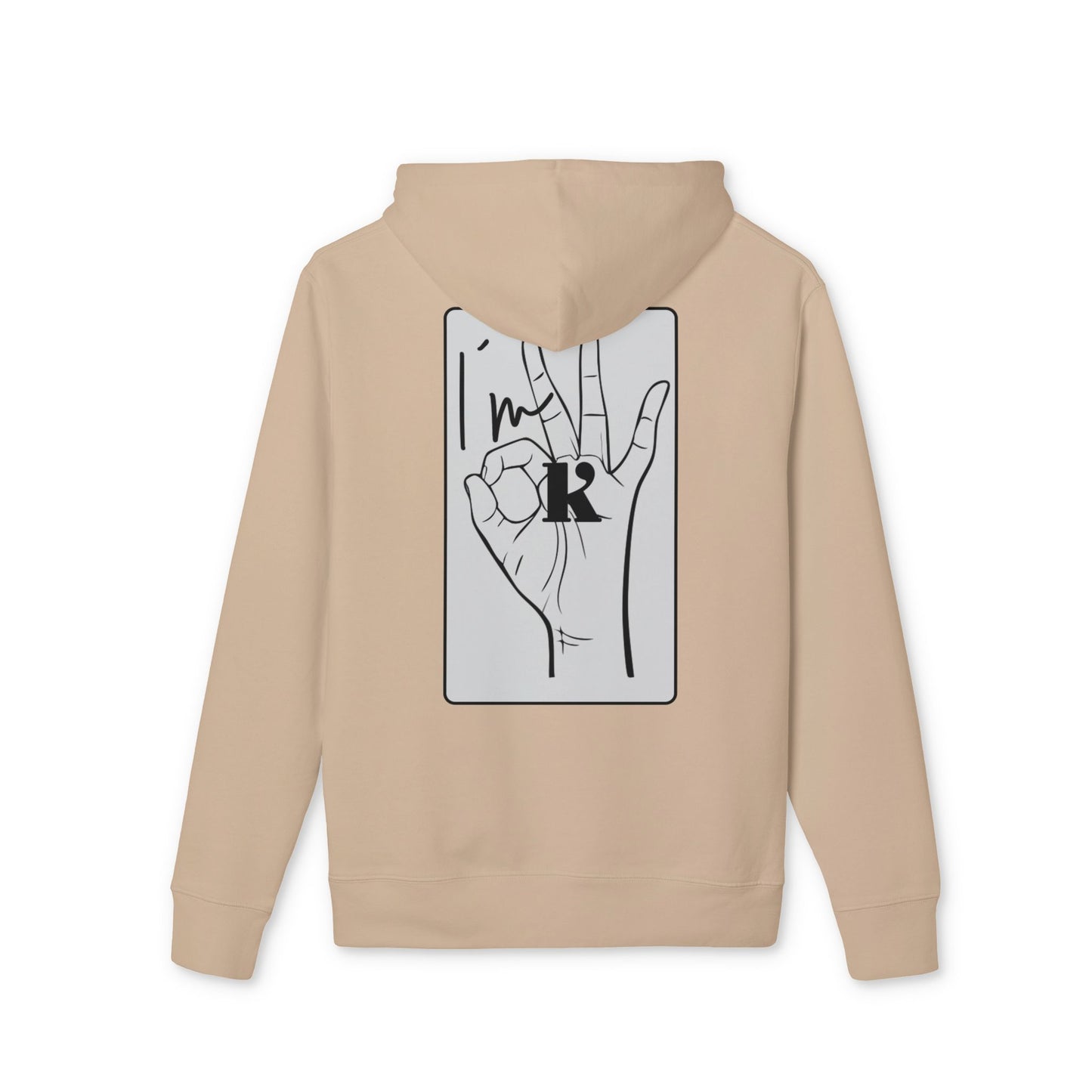 Copy of Hoodie - 'im ok' cool and casual design