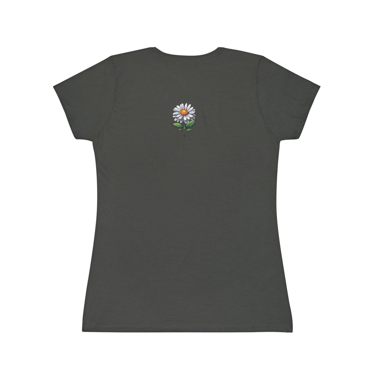 Damen-T-Shirt mit Gänseblümchen-Print – Ikonisches Design für lässigen Stil und den Alltag