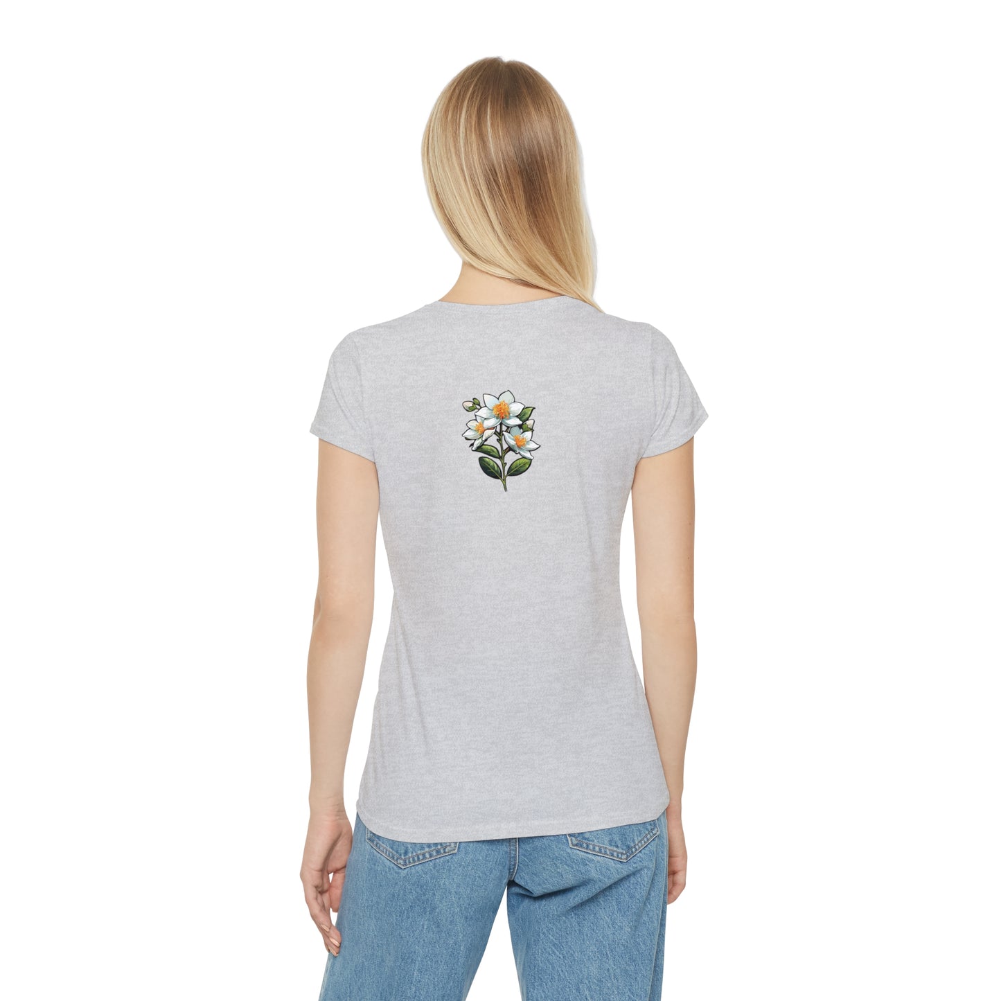 Floral Women's Iconic T-Shirt - Elegant Floral Design for Everyday Wear