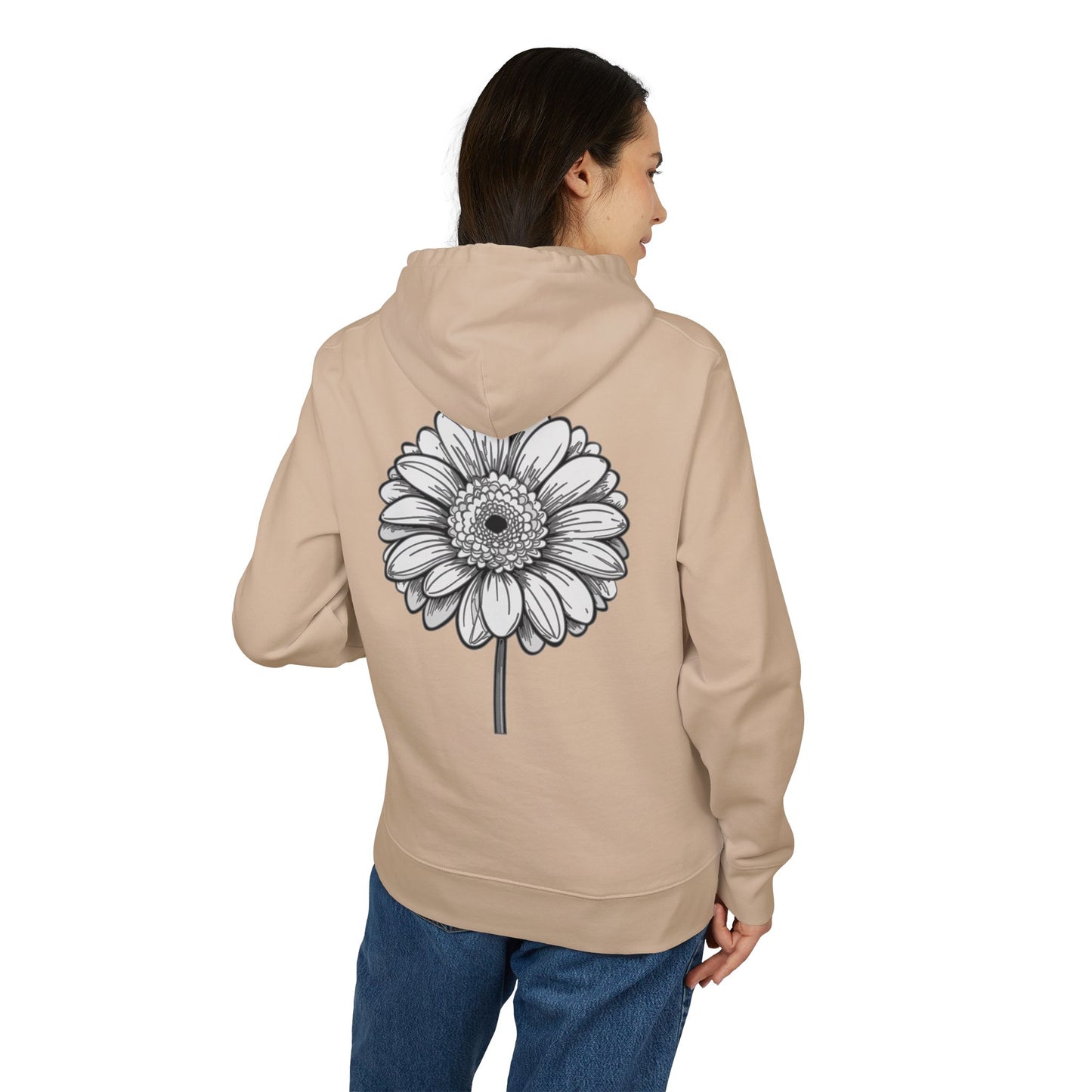 Groovy Flower Design Unisex Hoodie – Heavy Blend™ Sweatshirt for Casual Vibes
