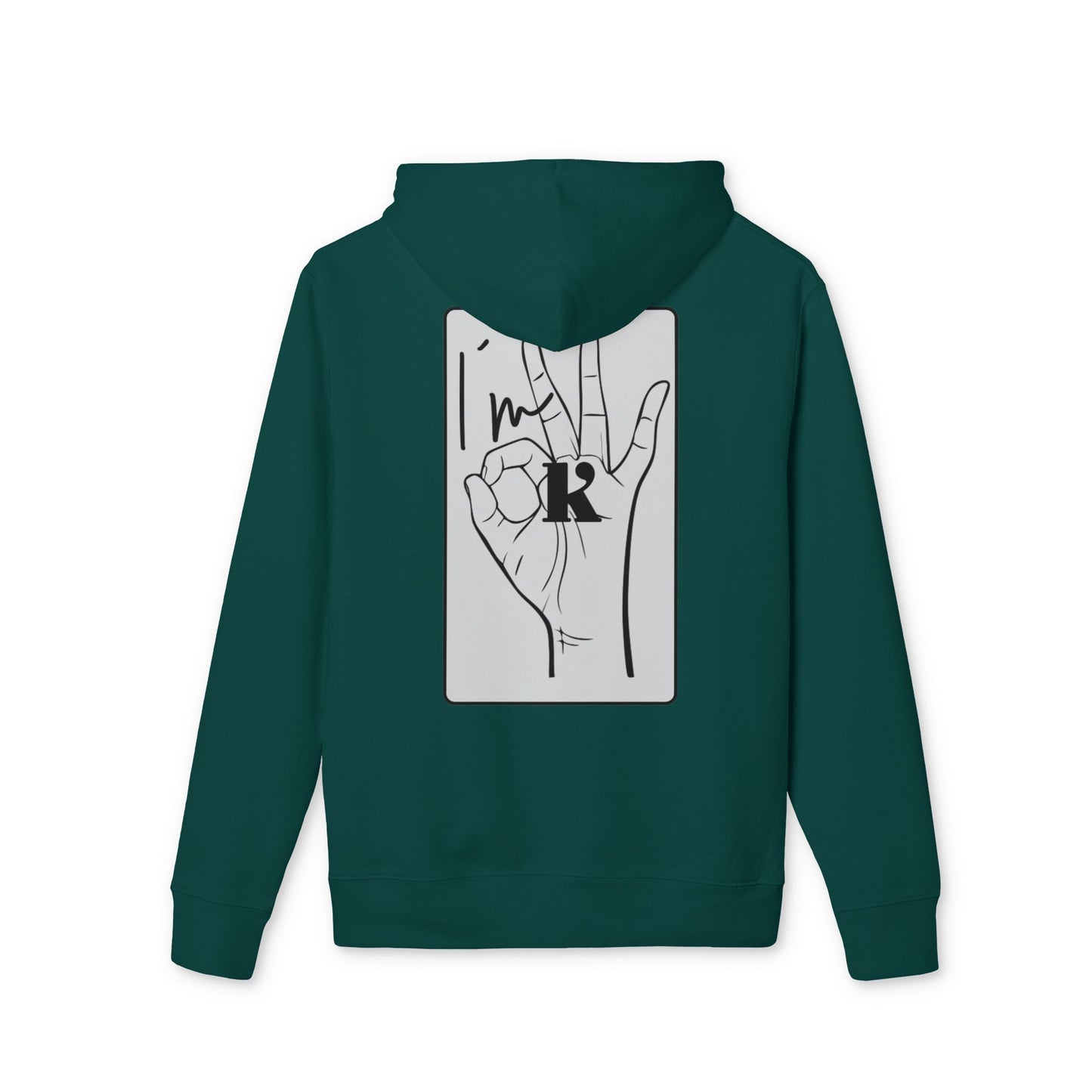Copy of Hoodie - 'im ok' cool and casual design