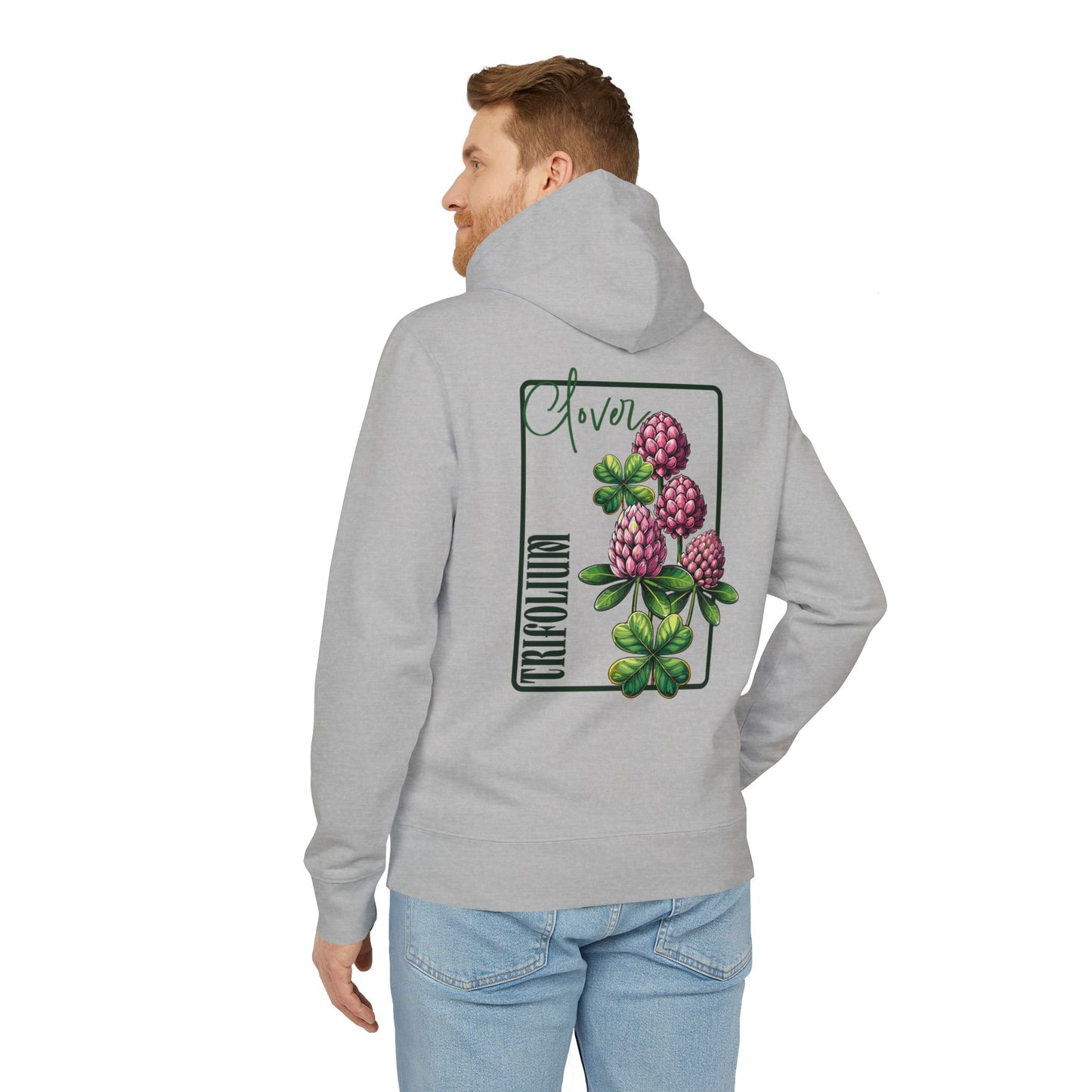 Floral Clover Design Hoodie for Nature Lovers "Clover"