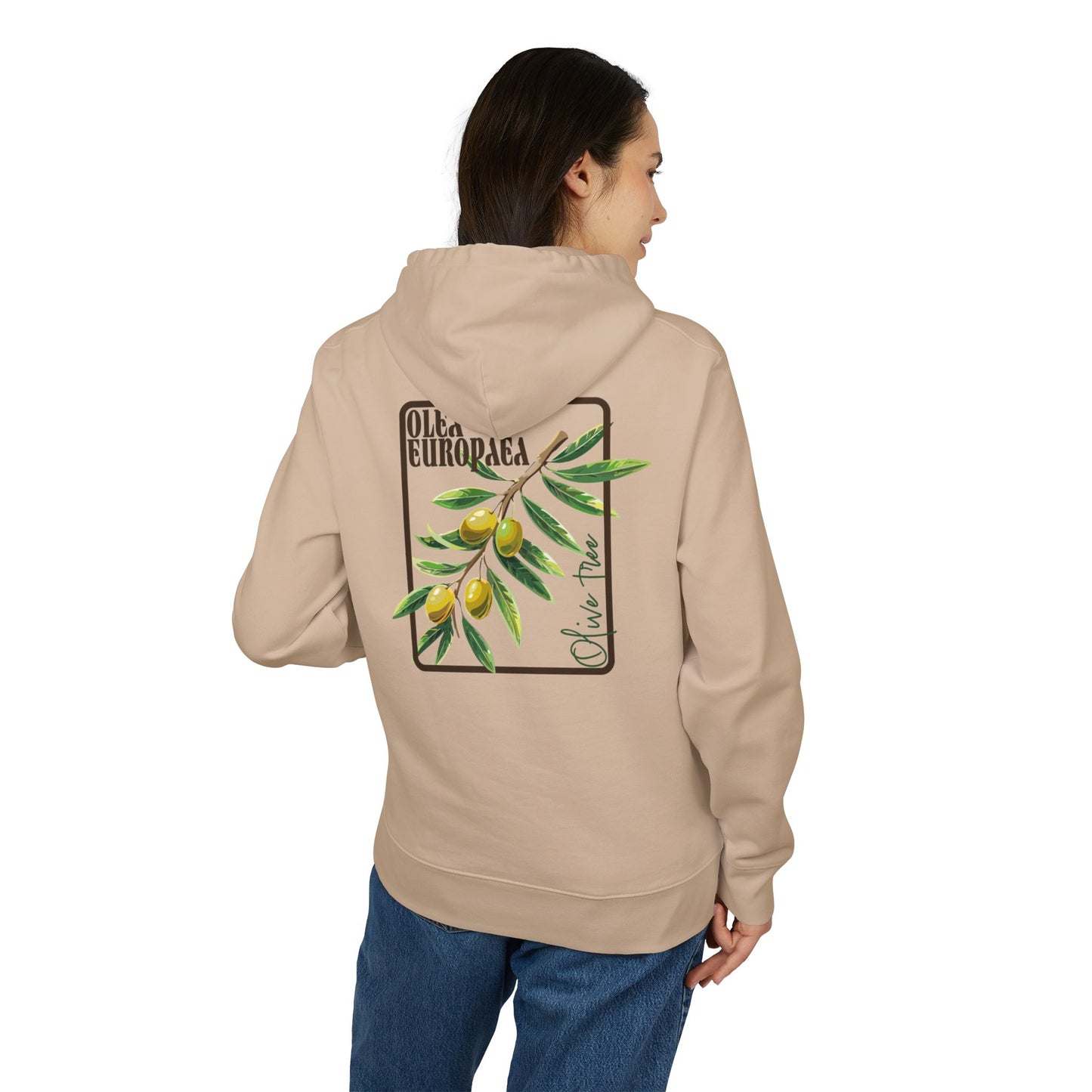 Olive Branch Unisex Hoodie - Cozy Nature-Inspired Apparel