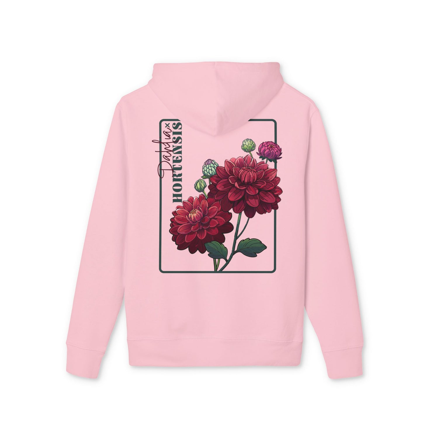 Flower Power Unisex Hoodie - Cozy Fall Floral Design "Dahlia"