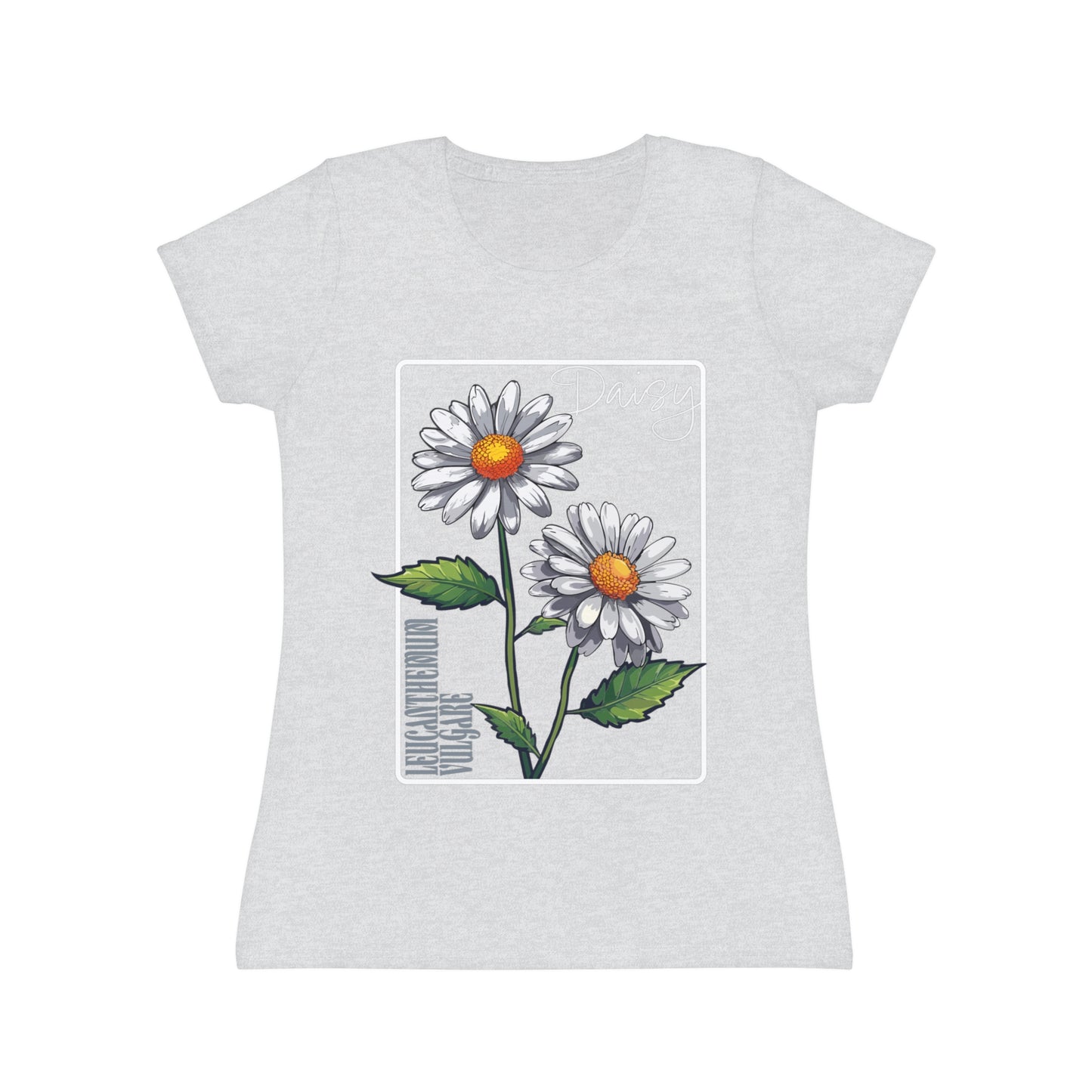 Damen-T-Shirt mit Gänseblümchen-Print – Ikonisches Design für lässigen Stil und den Alltag