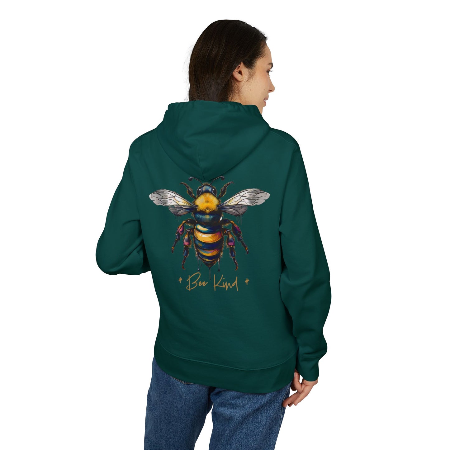 Bee Kind Unisex Heavy Blend™ Hooded Sweatshirt - Inspirational Bee Design