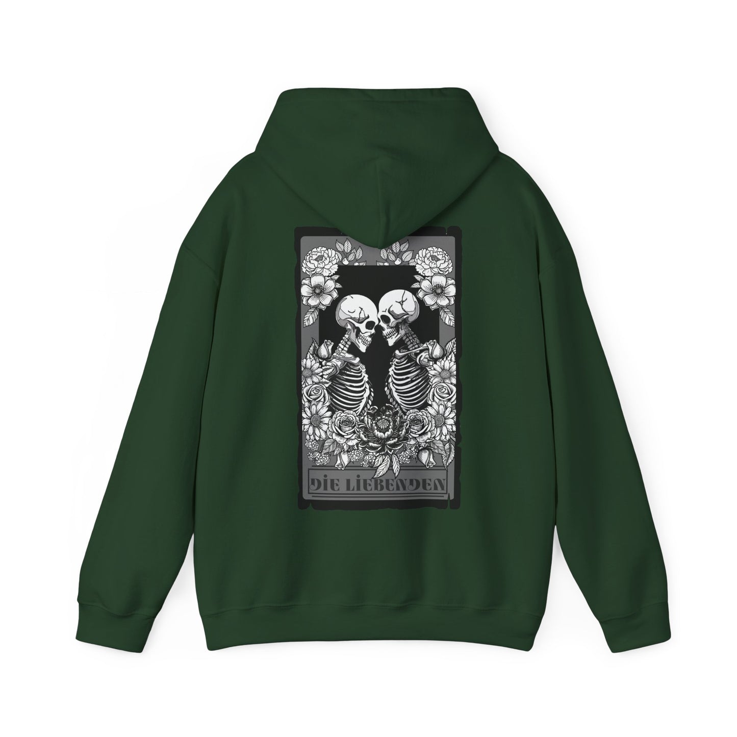 Die Liebenden Skeletons Hoodie - Unisex Heavy Blend Sweatshirt for Halloween & Unique Styling