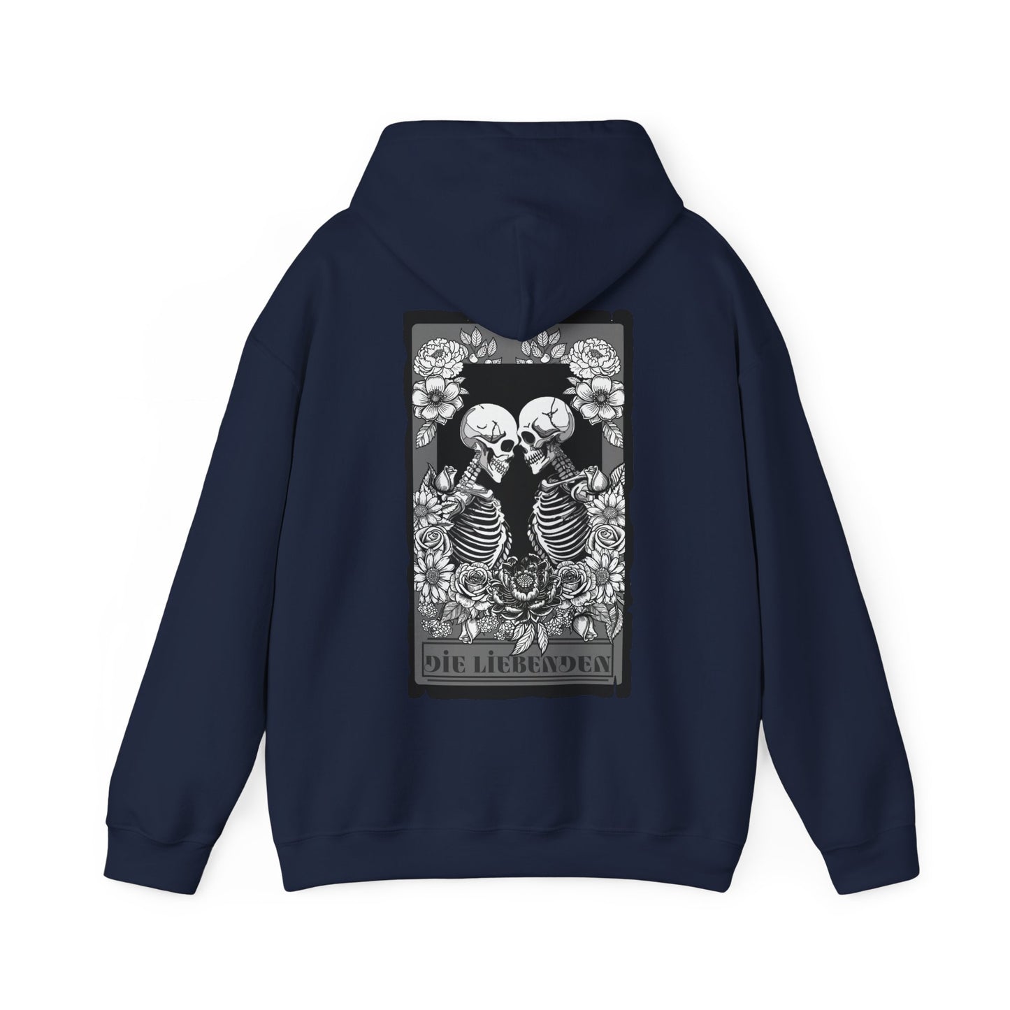 Die Liebenden Skeletons Hoodie - Unisex Heavy Blend Sweatshirt for Halloween & Unique Styling