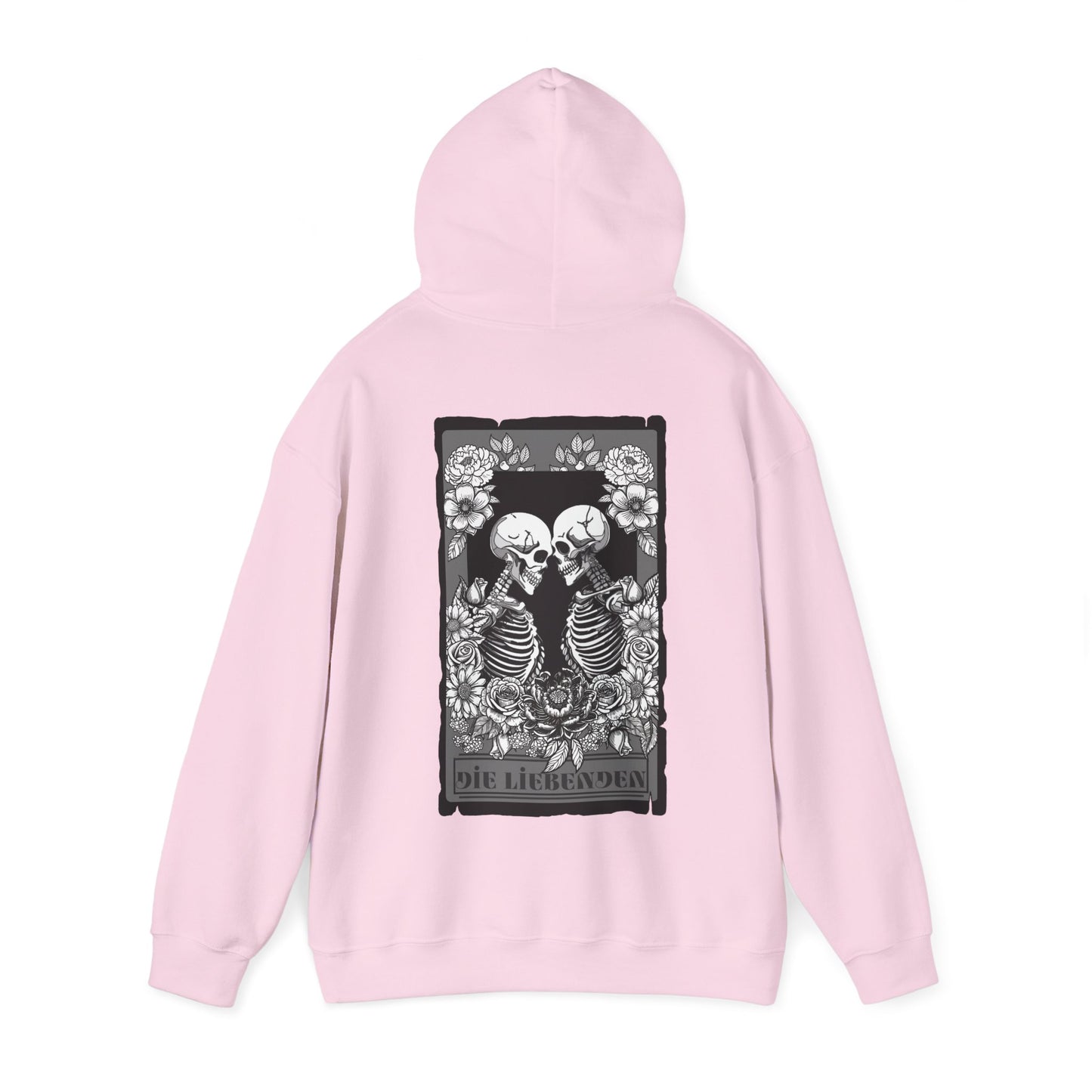 Die Liebenden Skeletons Hoodie - Unisex Heavy Blend Sweatshirt for Halloween & Unique Styling