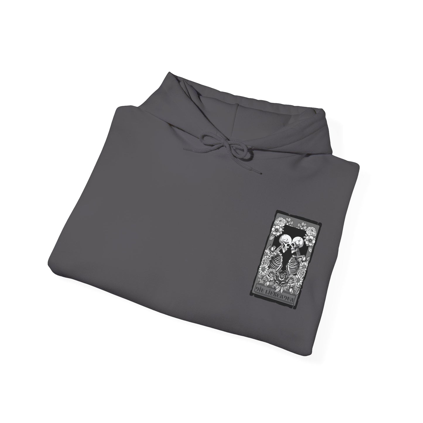 Die Liebenden Skeletons Hoodie - Unisex Heavy Blend Sweatshirt for Halloween & Unique Styling