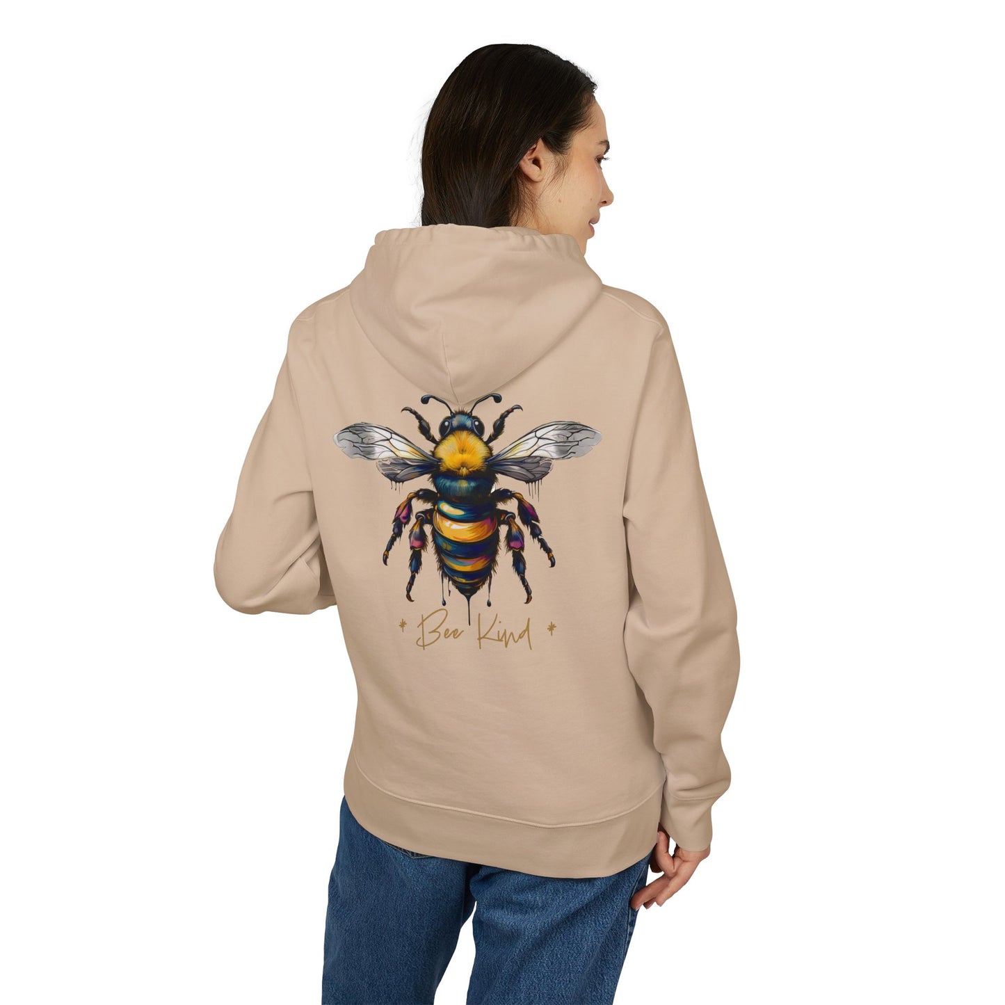 Bee Kind Unisex Heavy Blend™ Hooded Sweatshirt - Inspirational Bee Design